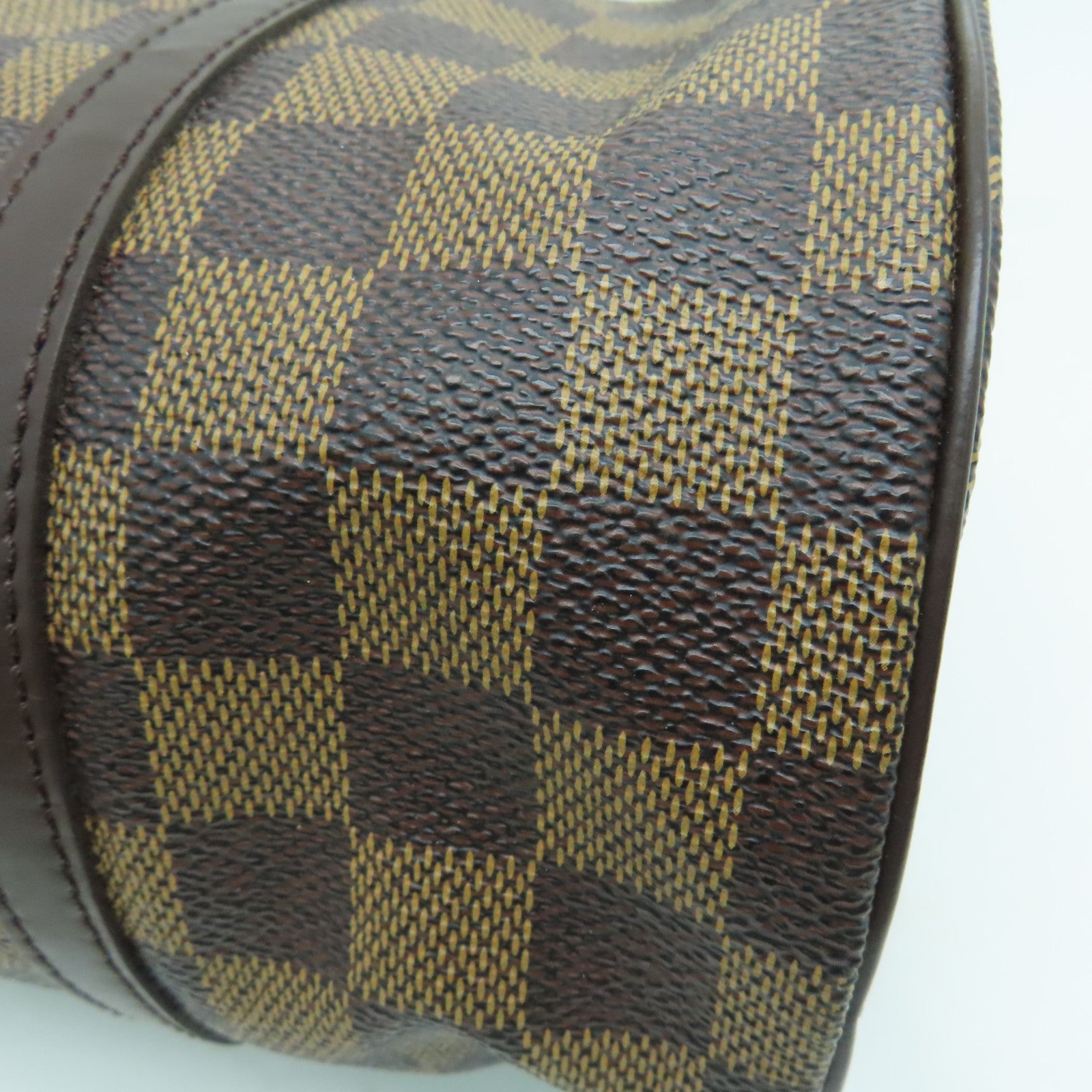 LOUIS VUITTON Damier Papillon GM金扣肩背袋啡色