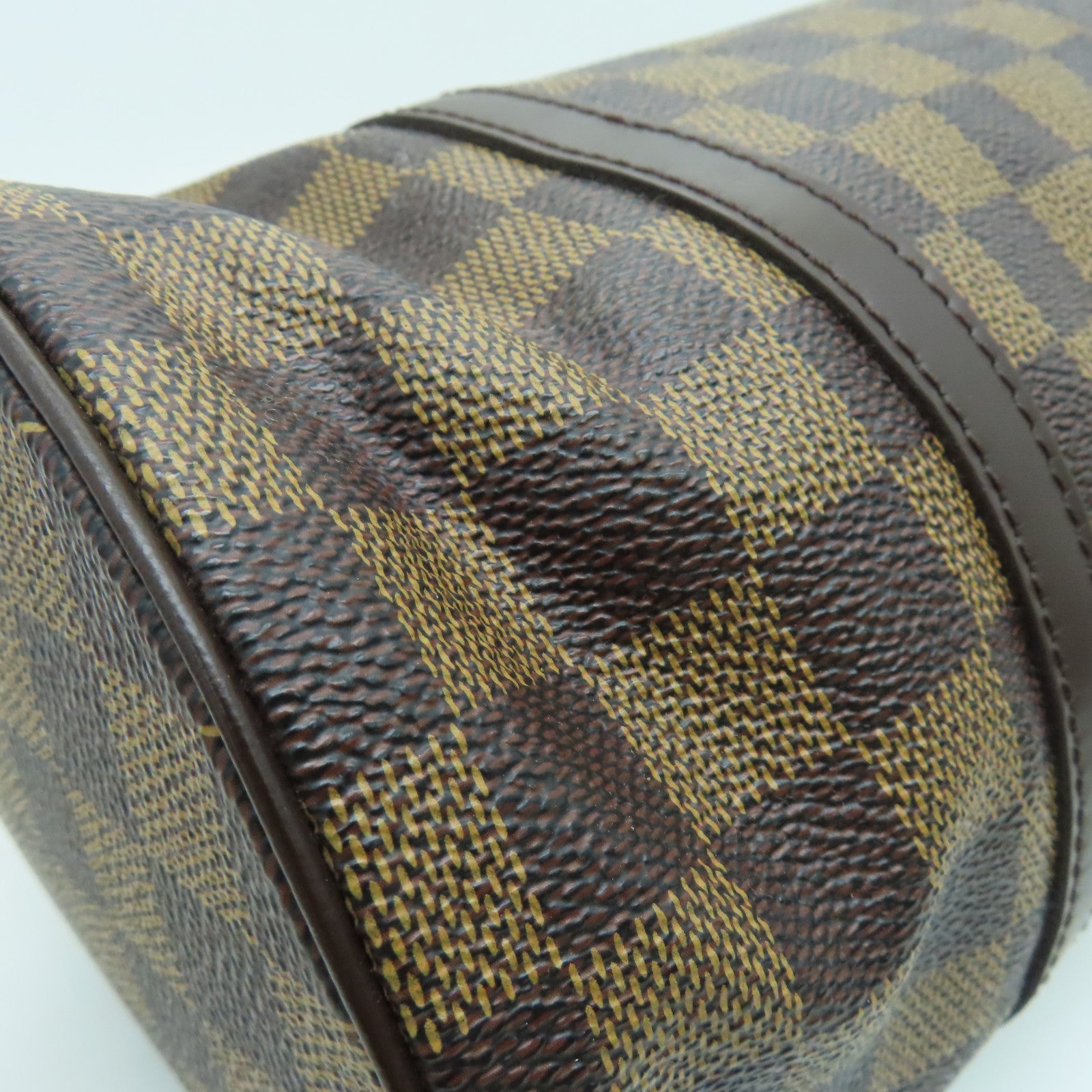 LOUIS VUITTON Damier Papillon GM金扣肩背袋啡色