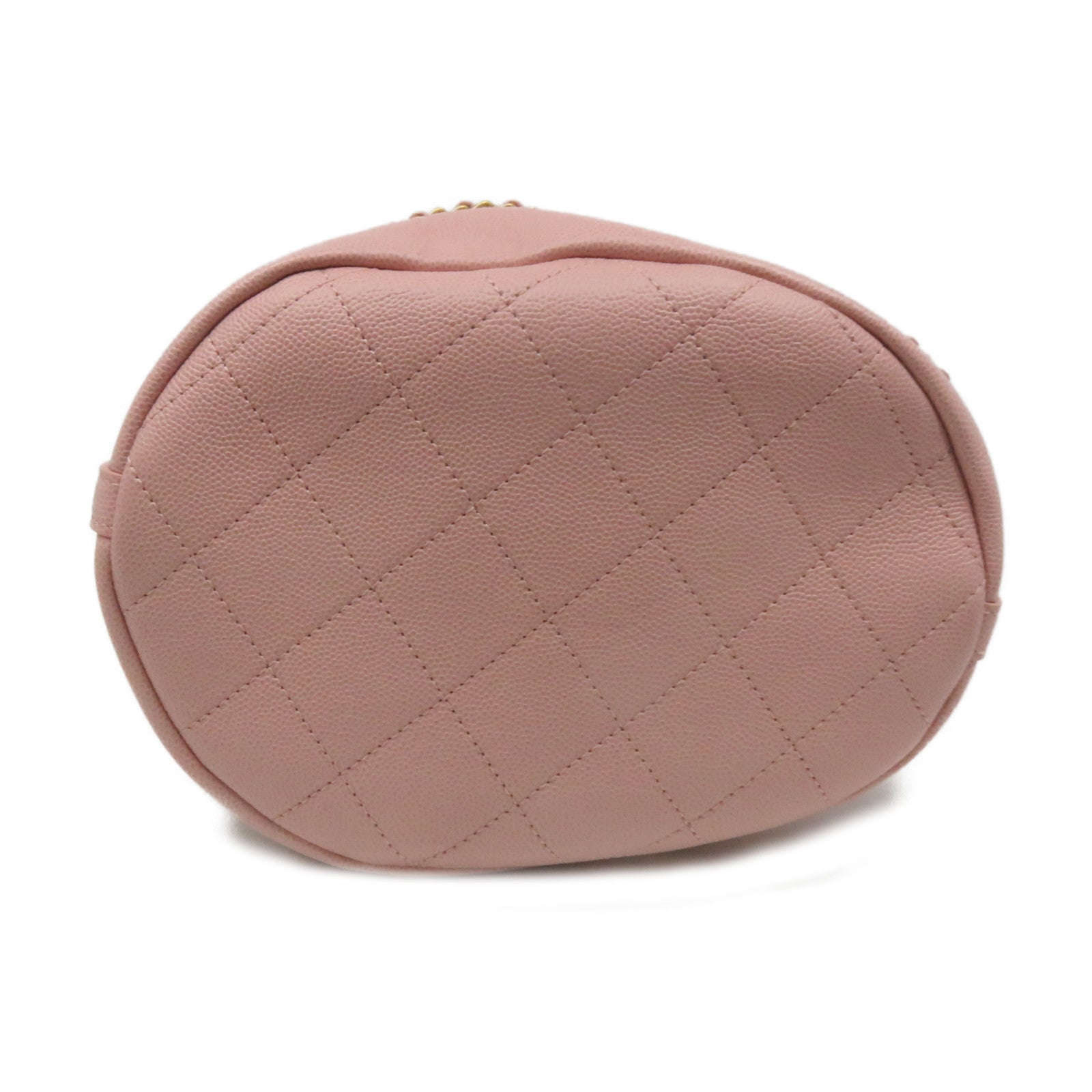 CHANEL 牛皮皮革Chain Shoulder Bag金扣鏈帶肩背袋粉紅色