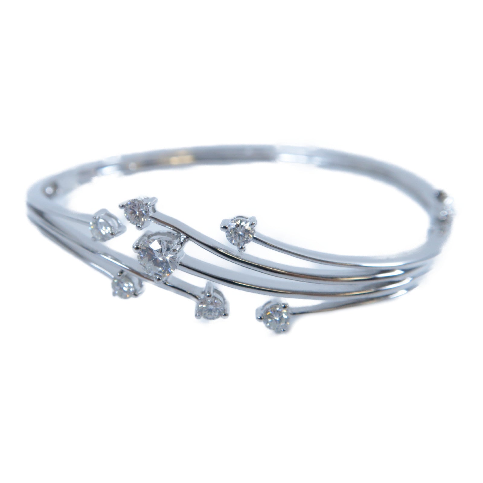 JEWELRY 18K白金Diamond Bracelet鑽石手鐲