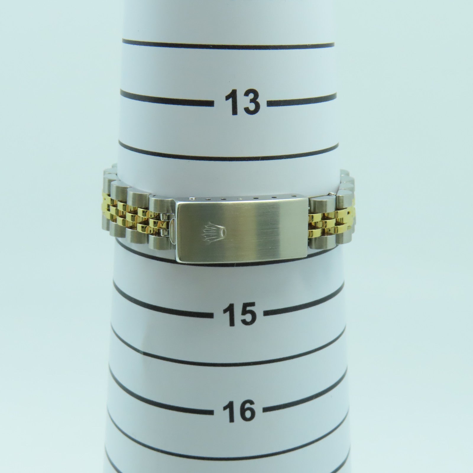 ROLEX 18K黃金Datejust不鏽鋼手錶自動機芯白色