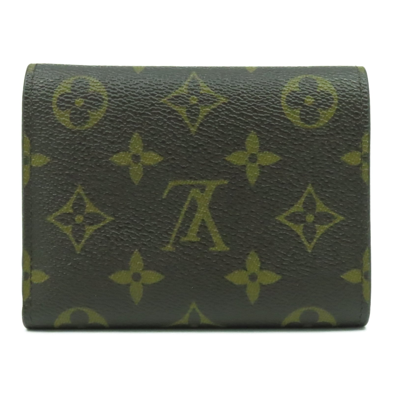 LOUIS VUITTON Monogram Wallet金扣錢包啡色/粉紅色