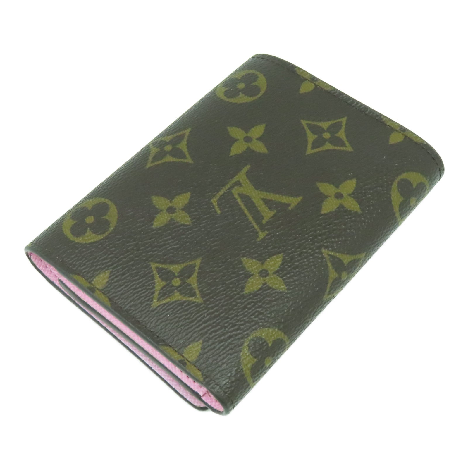 LOUIS VUITTON Monogram Wallet金扣錢包啡色/粉紅色