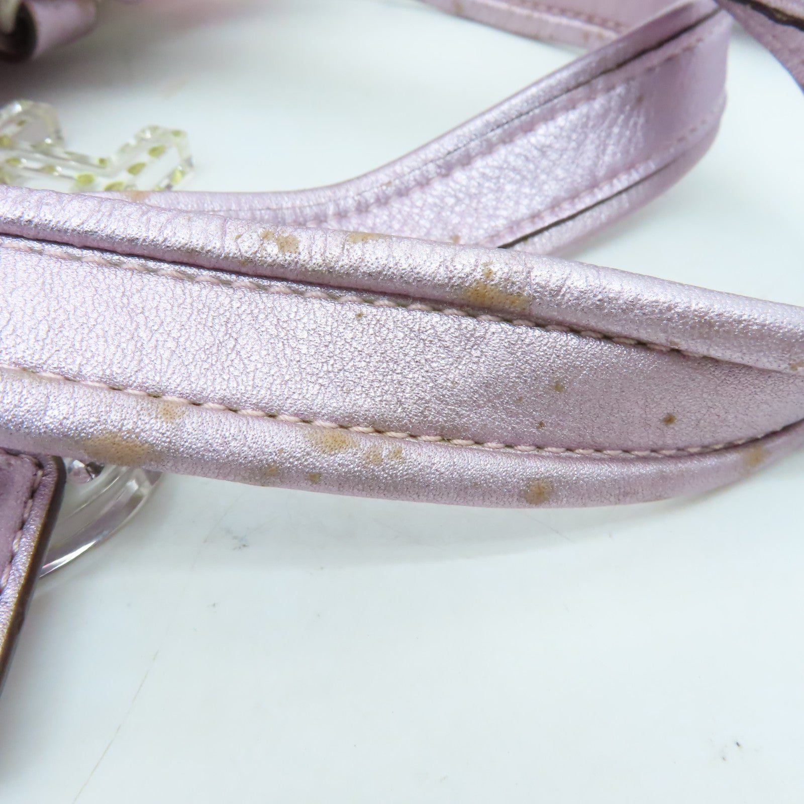 COACH 亮片Poppy Sequin Spotlight銀扣手挽肩背兩用袋粉紅色