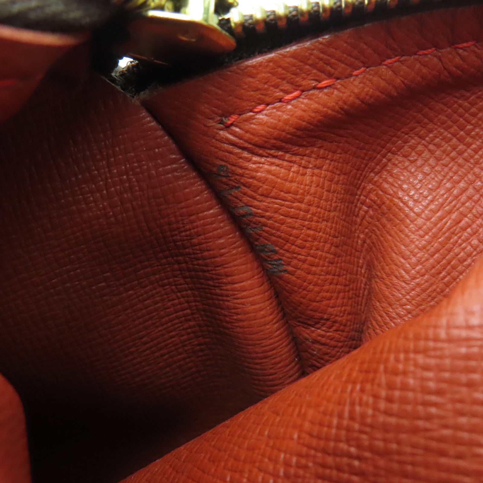 LOUIS VUITTON Damier Papillon GM金扣肩背袋啡色