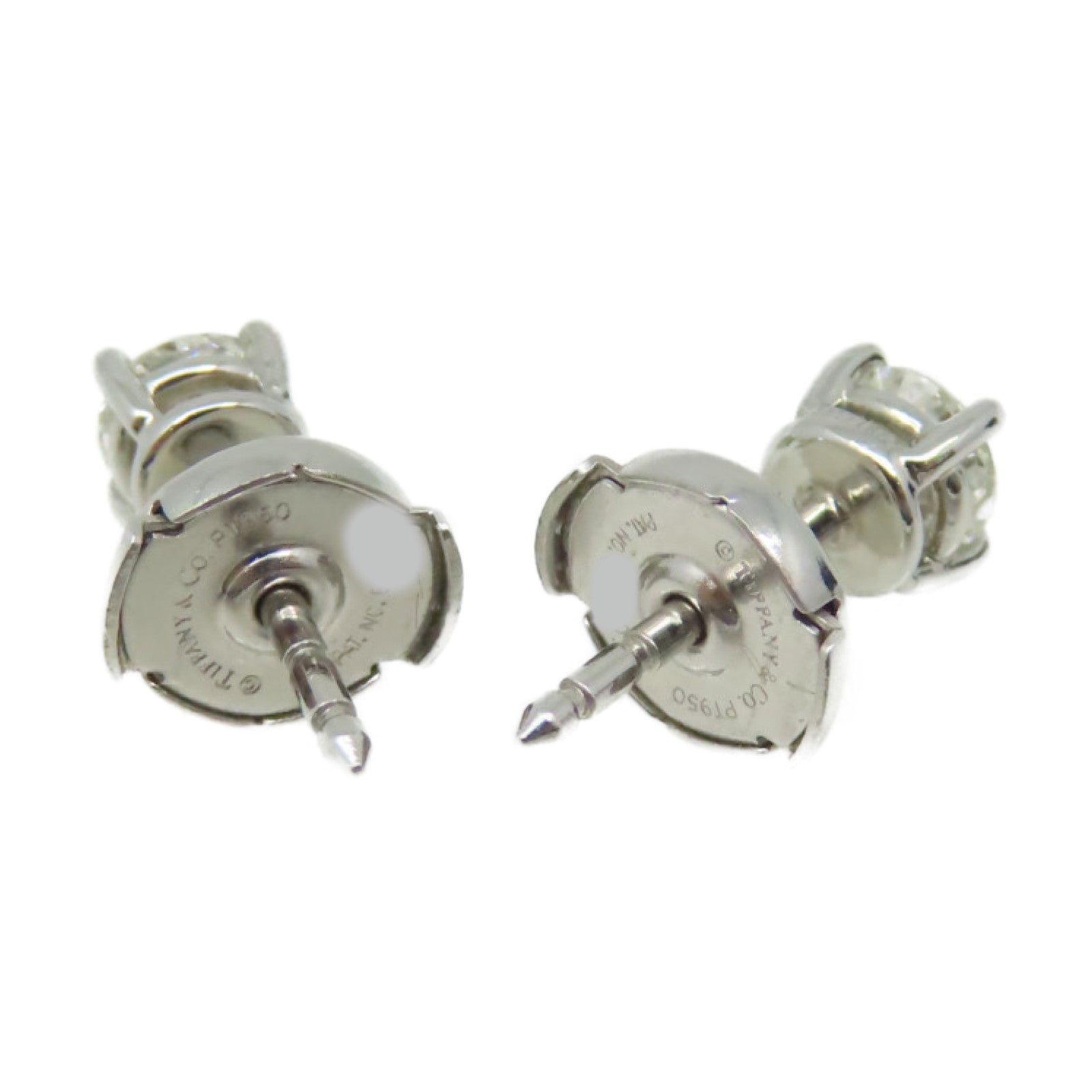 TIFFANY＆CO PT950鉑金/鑽石Diamond Earrings耳環
