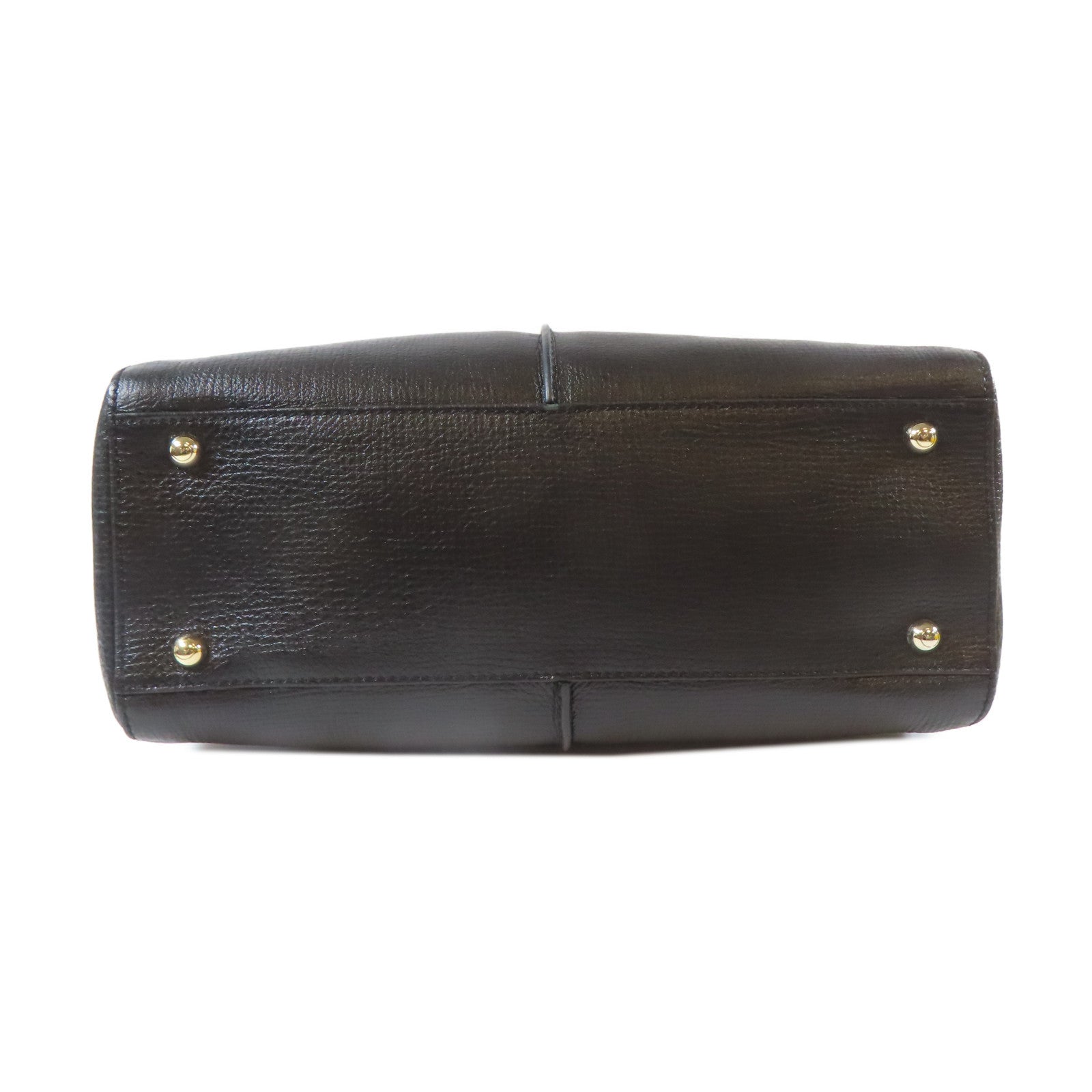 TOD’S 牛皮皮革2 Way Shoulder Bag金扣手挽肩背兩用袋黑色