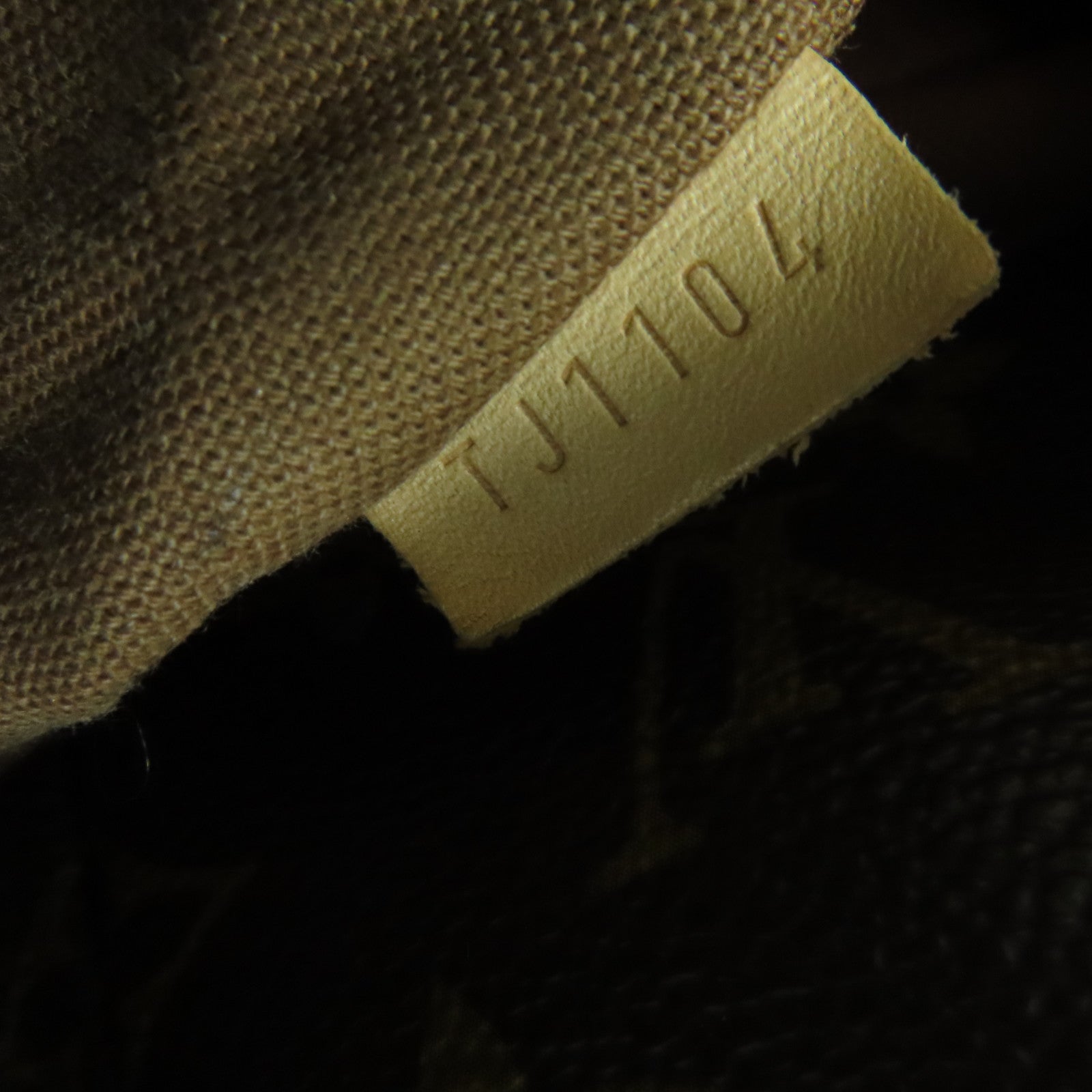 LOUIS VUITTON Monogram Sully MM Gold Buckle Shoulder Bag Brown
