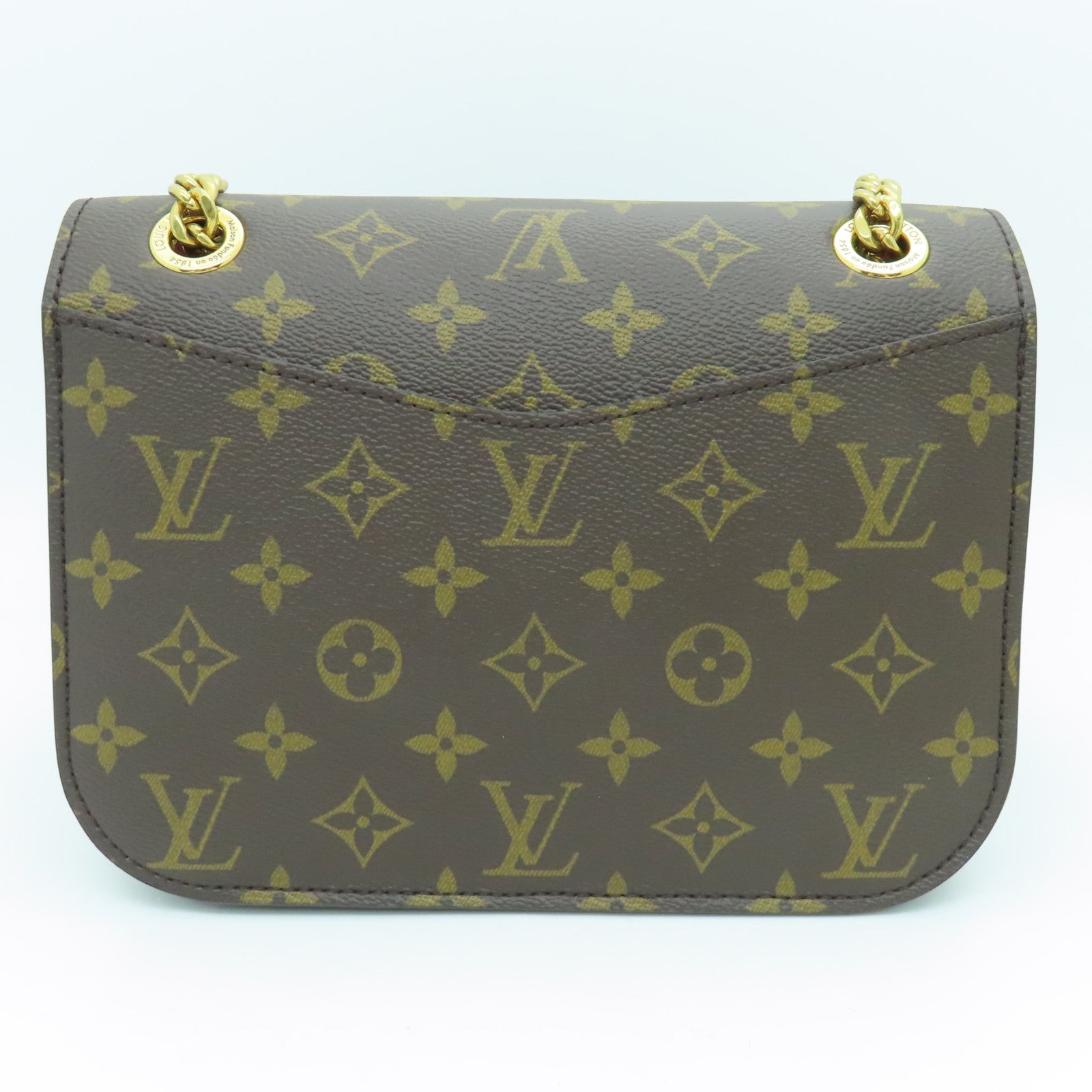 LOUIS VUITTON Monogram Passy金扣肩背袋啡色