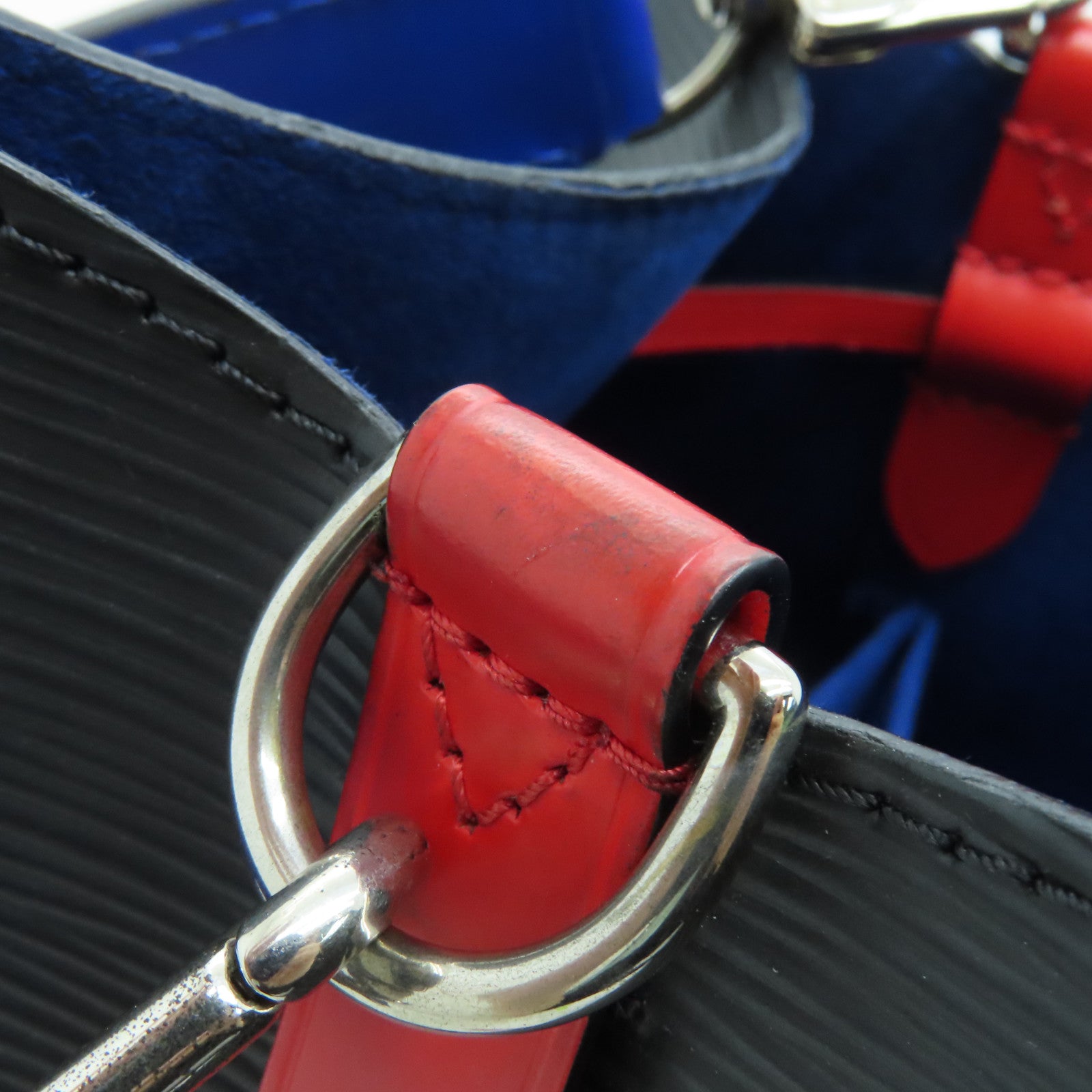 LOUIS VUITTON Epi NeoNoe BB银扣手挽肩背两用袋黑色