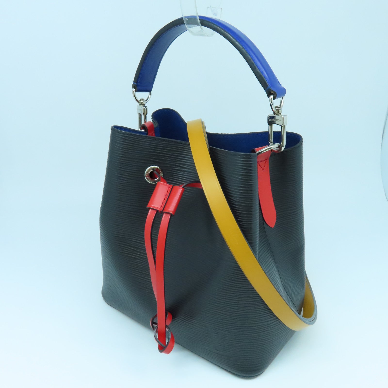 LOUIS VUITTON Epi NeoNoe BB銀扣手挽肩背兩用袋黑色藍色紅色