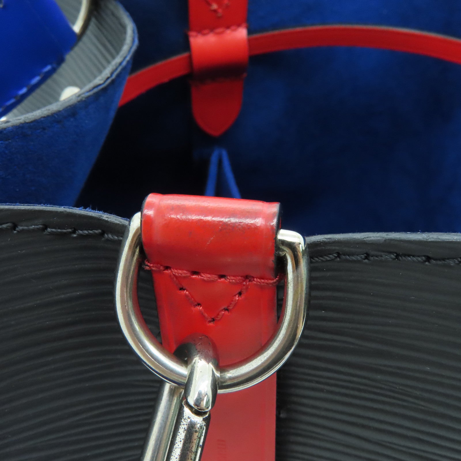 LOUIS VUITTON Epi NeoNoe BB银扣手挽肩背两用袋黑色