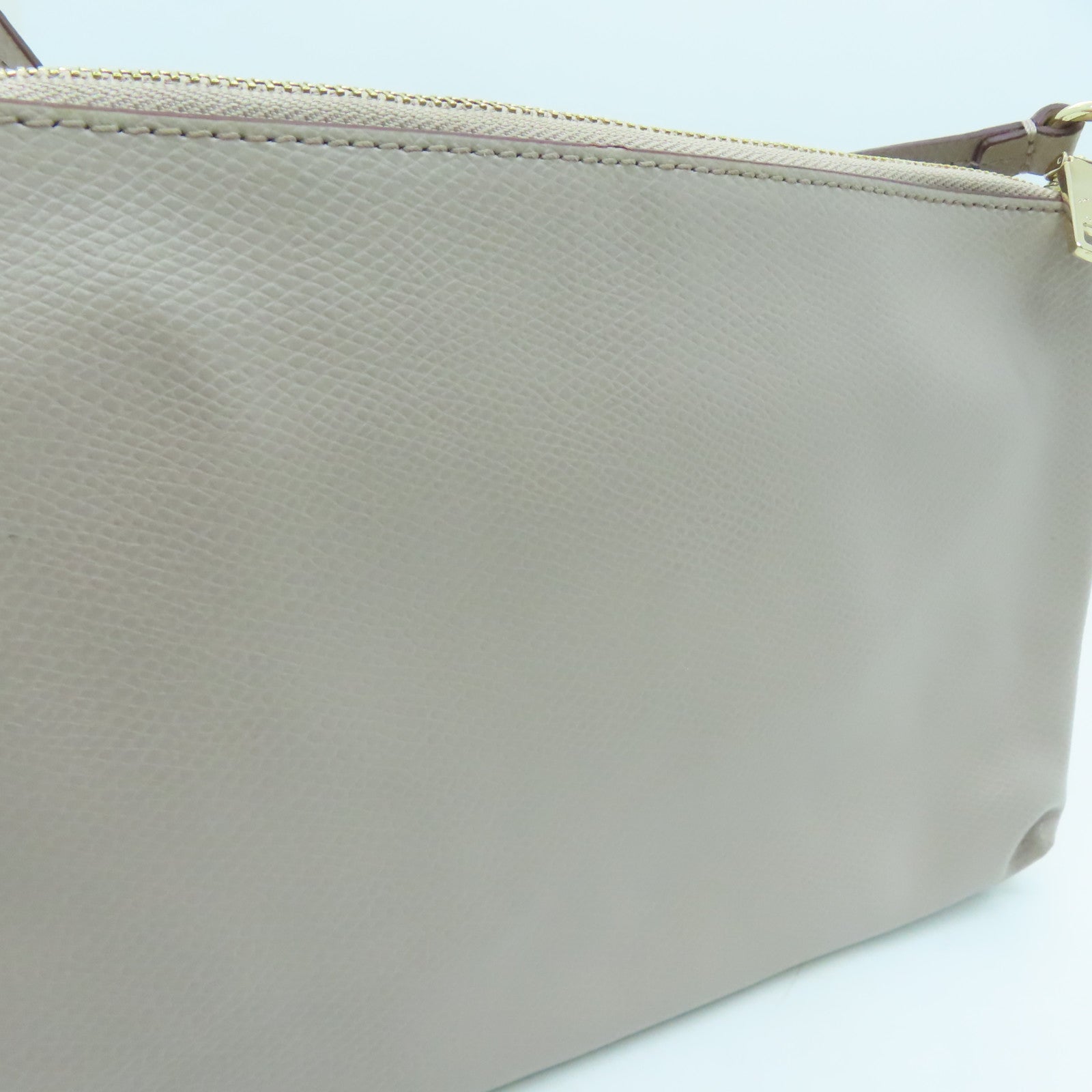 COACH 皮革Handbag金扣手挽袋暗粉紅色