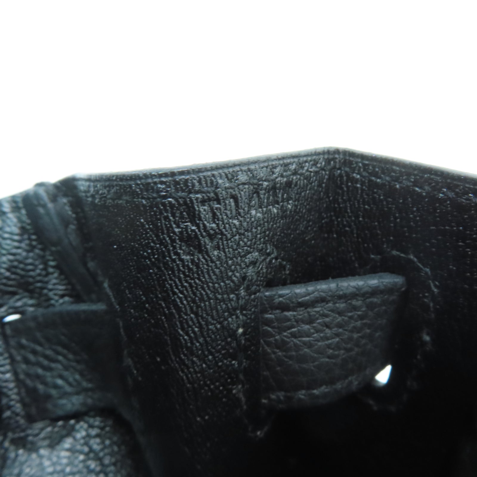 HERMES Togo皮革Kelly 28銀扣手挽肩背兩用袋Noir黑色