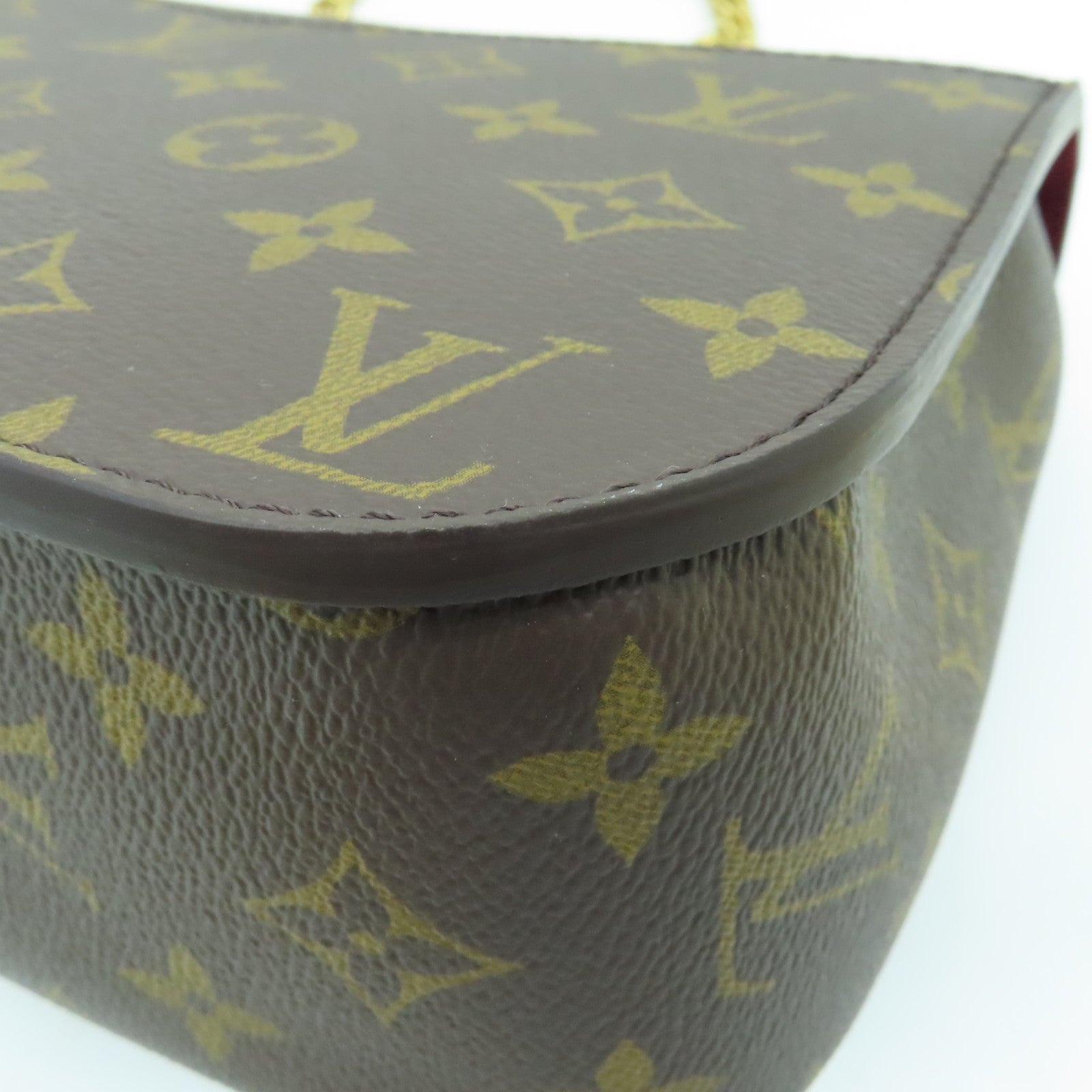 LOUIS VUITTON Monogram Passy金扣肩背袋啡色