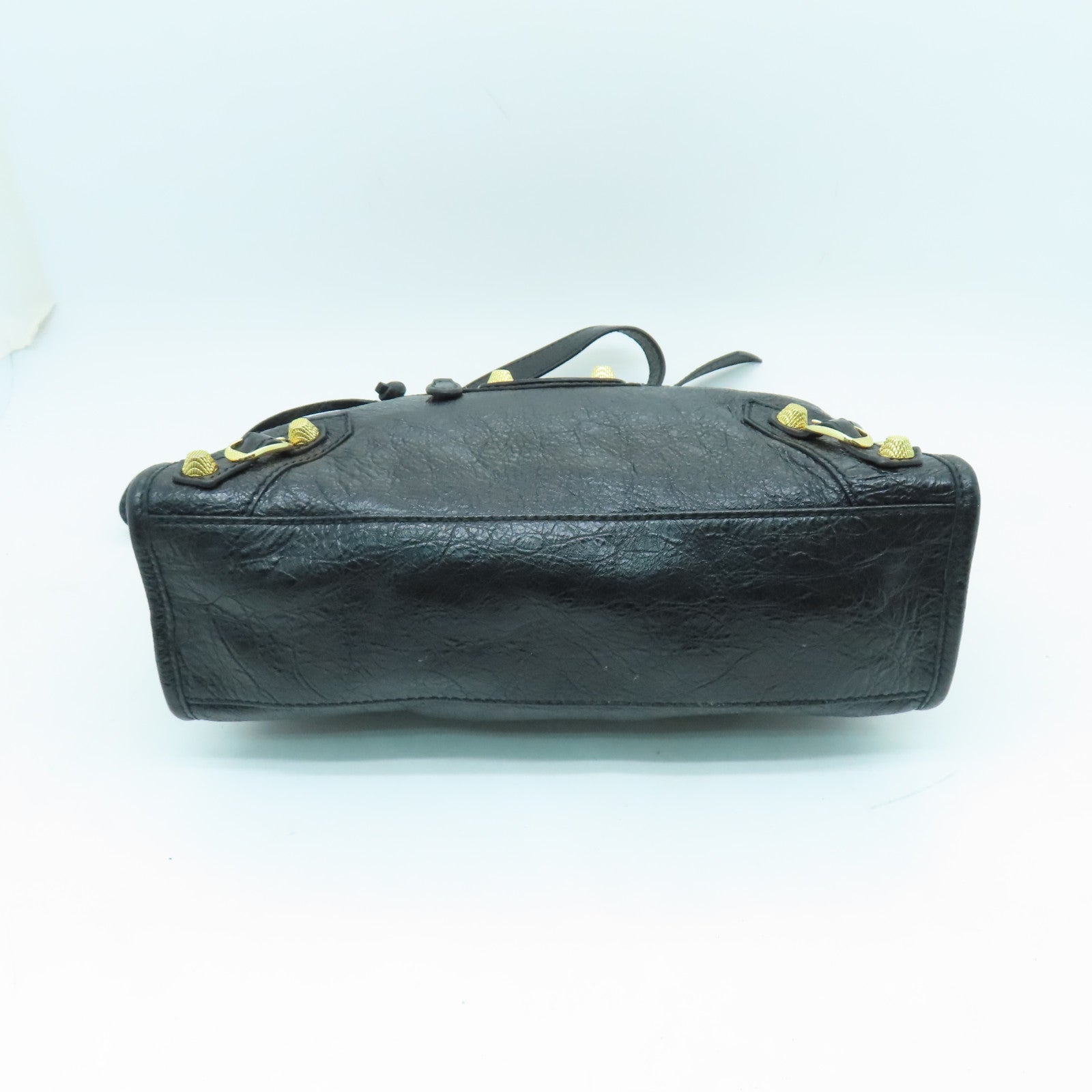 BALENCIAGA 牛皮皮革Giant New City金扣手挽肩背兩用袋黑色