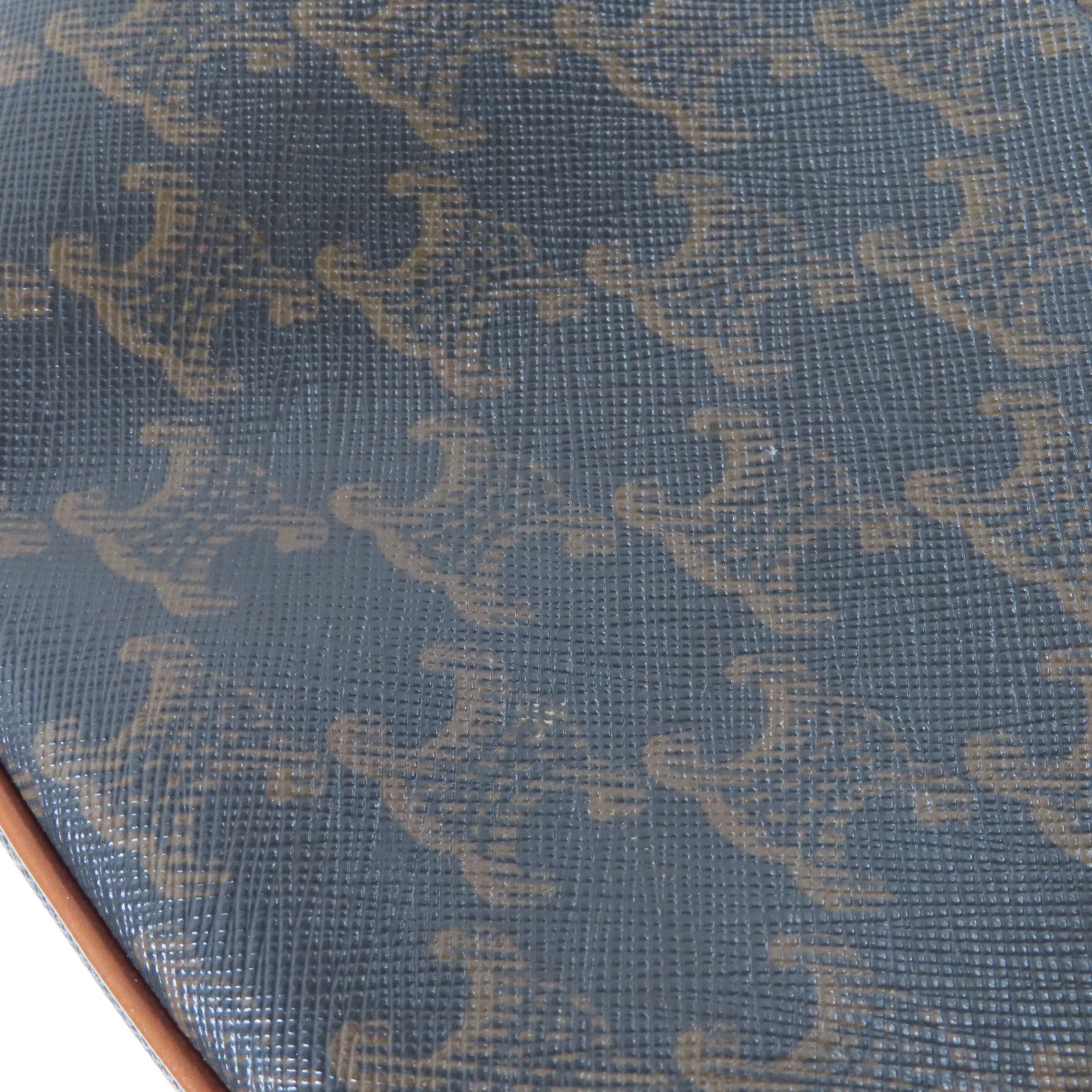 CELINE 塗層帆布Shoulder Bag金扣肩背袋啡色
