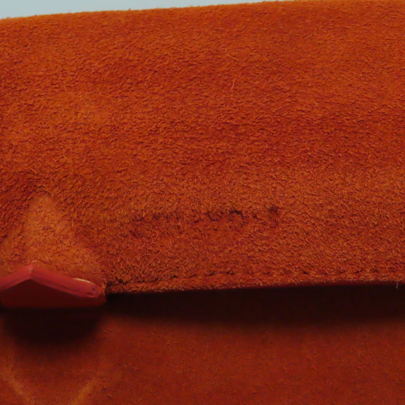 CELINE 牛皮皮革Shoulder Bag銀扣肩背袋橙色