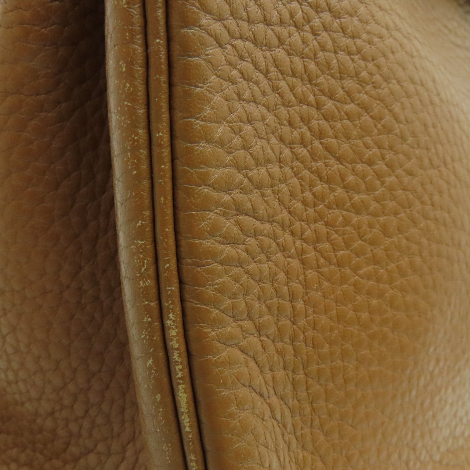 HERMES Clemence皮革Birkin 30銀扣手挽袋啡色