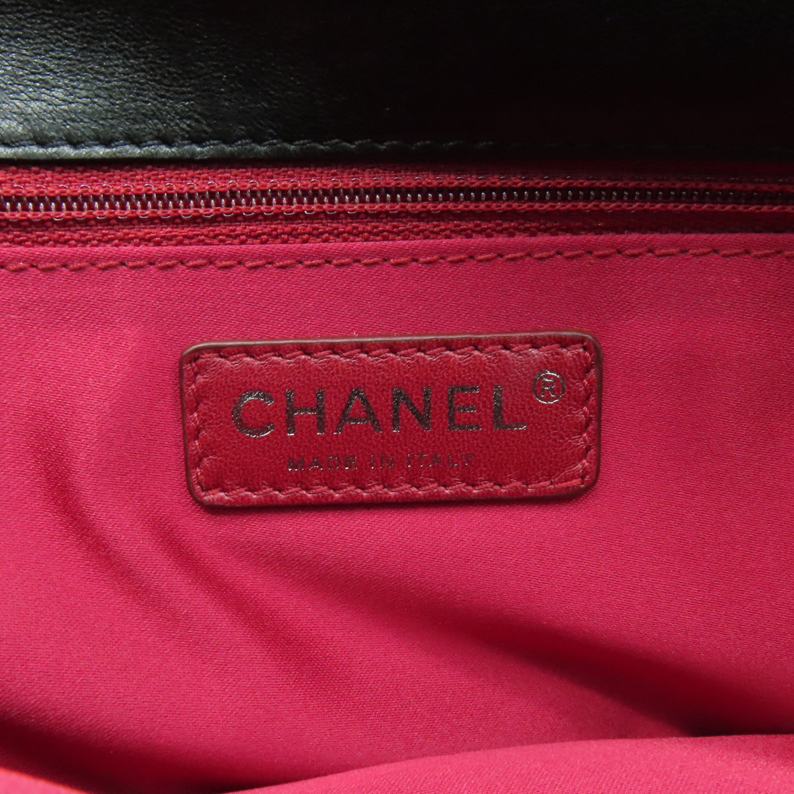 CHANEL 【激減優惠】牛皮皮革Chain Shoulder Bag銀扣鏈帶肩背袋黑色