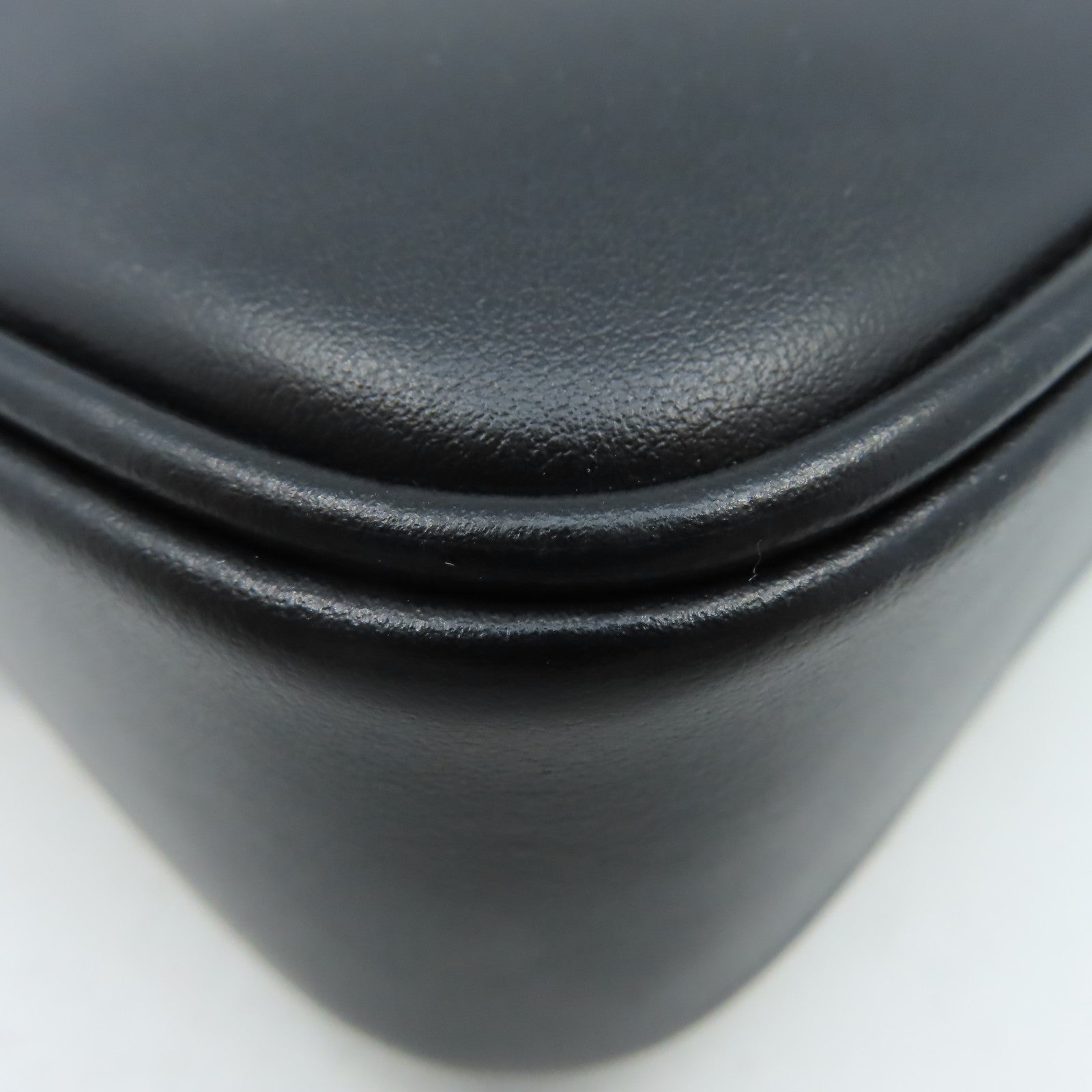 FENDI 塗層帆布Diagonal Camera Case Shoulder Bag銀扣肩背袋黑色/碳灰色
