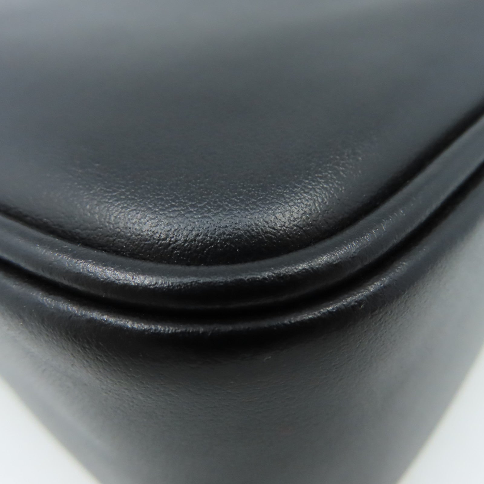 FENDI 塗層帆布Diagonal Camera Case Shoulder Bag銀扣肩背袋黑色/碳灰色