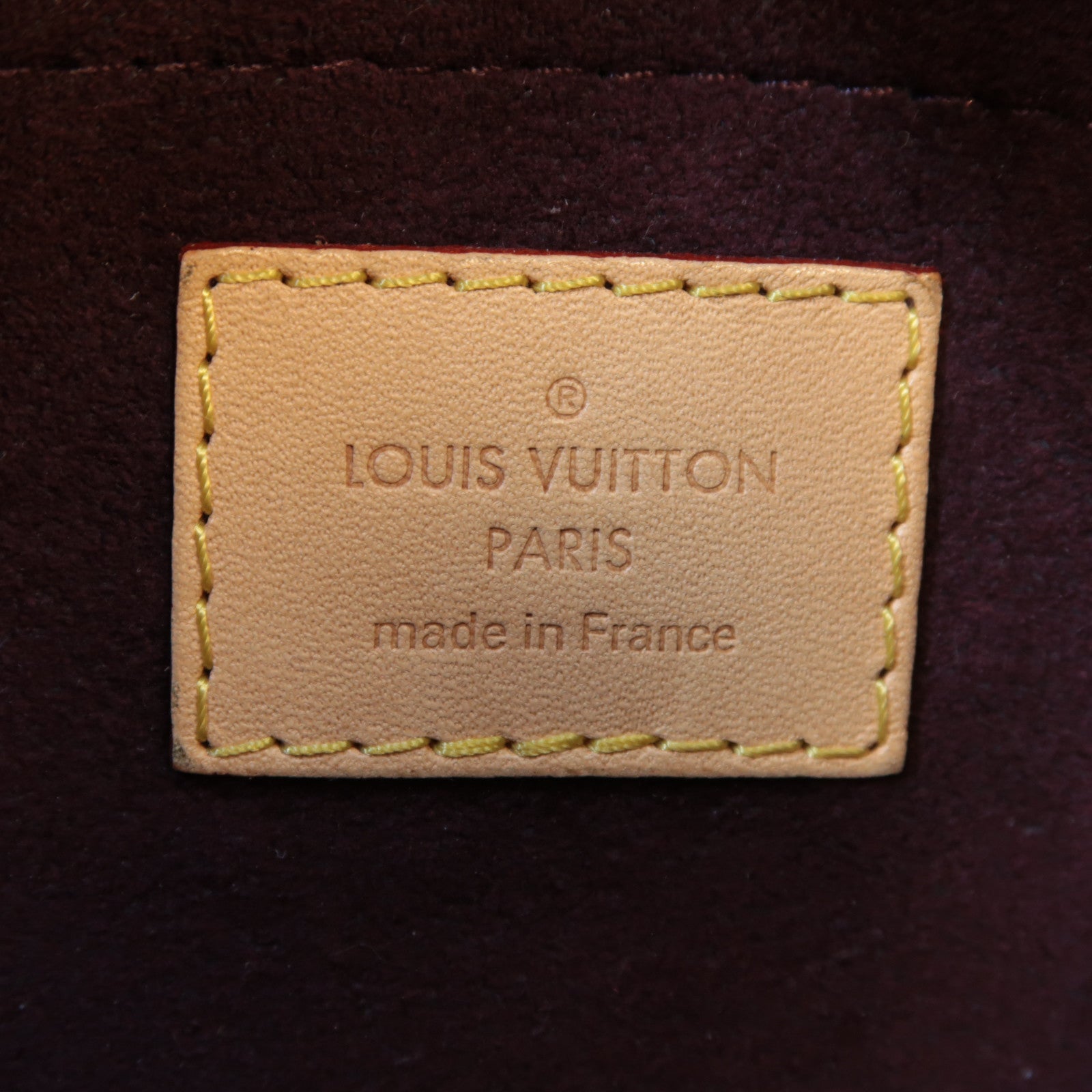 LOUIS VUITTON Monogram Montaigne MM金扣手挽肩背兩用袋啡色