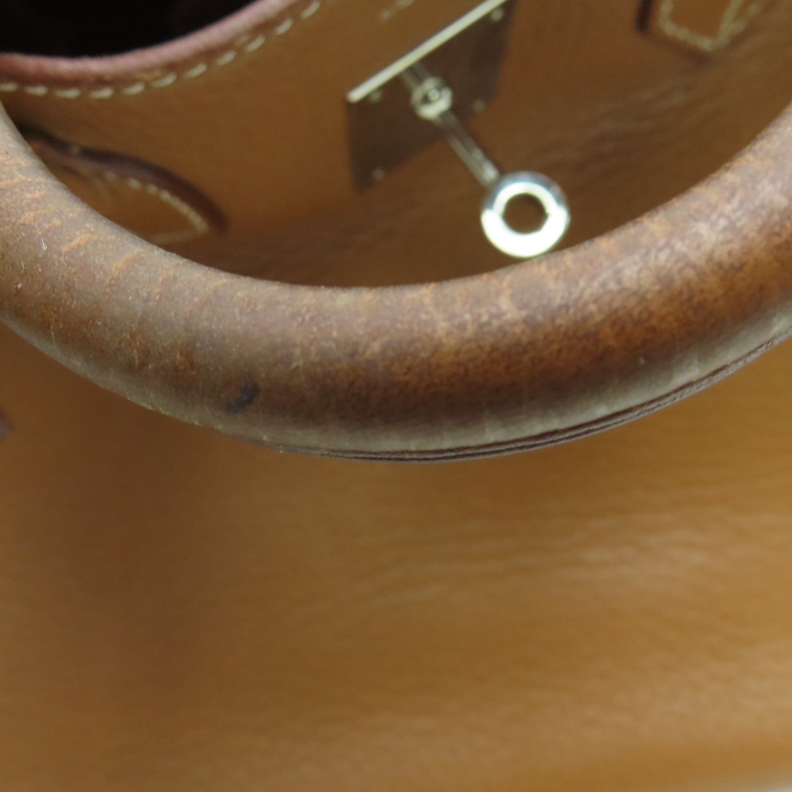 HERMES Clemence皮革Birkin 30銀扣手挽袋啡色