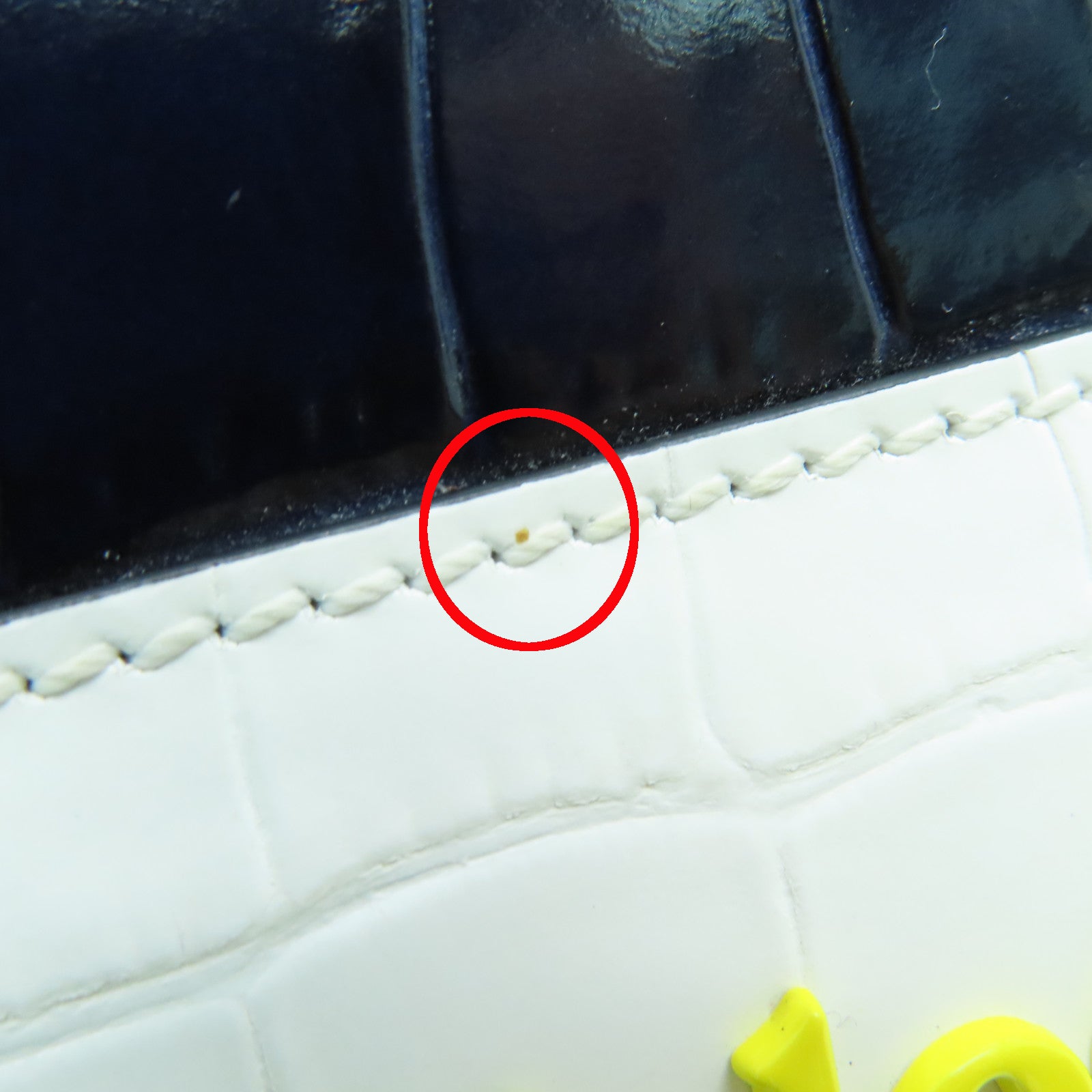 Chloe 牛皮皮革Bolsa Small金扣手挽肩背兩用袋藍色/白色/黃色
