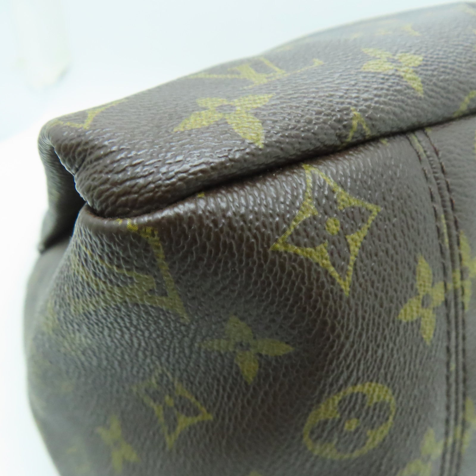 LOUIS VUITTON Monogram Artsy MM金扣波士頓包棕色