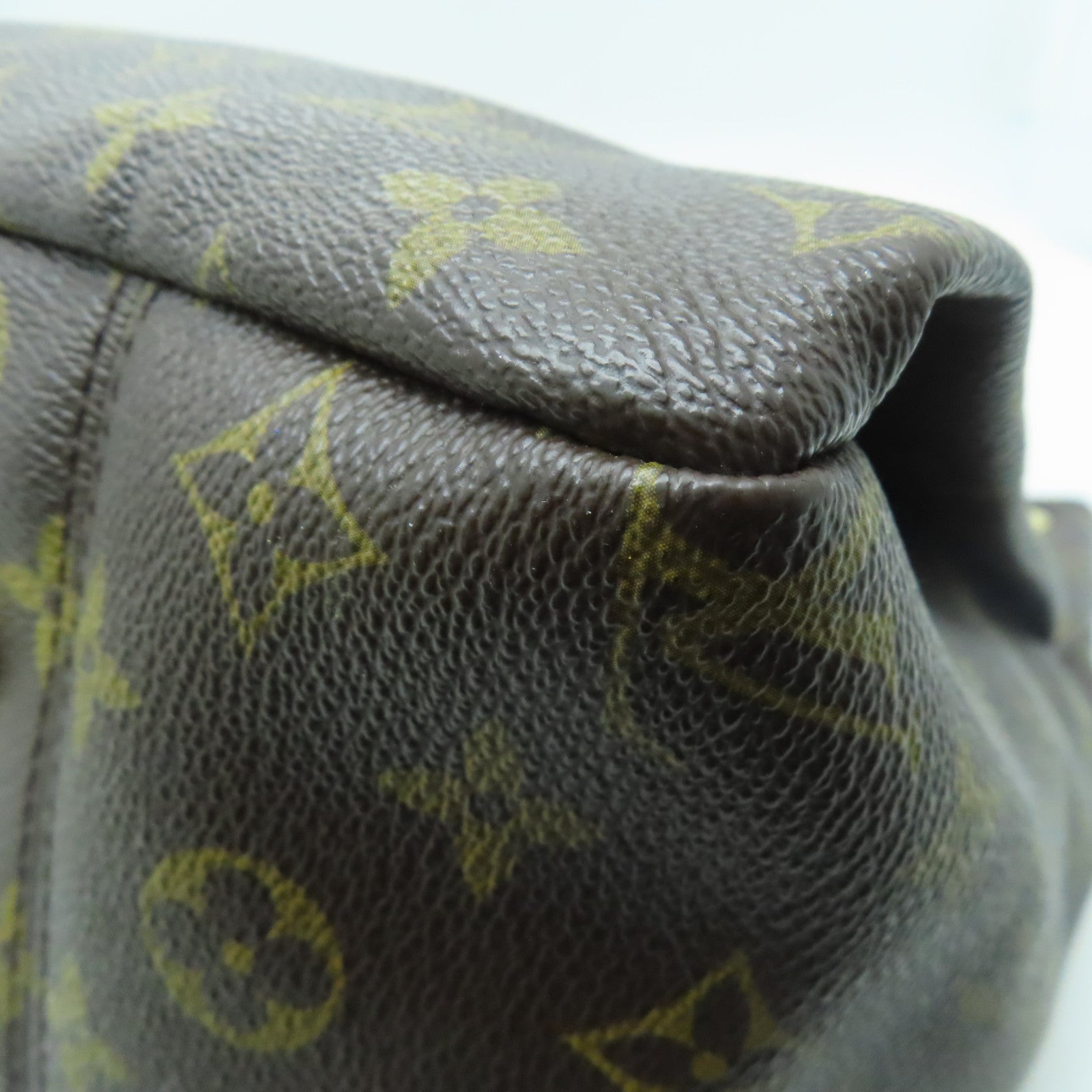 LOUIS VUITTON Monogram Artsy MM金扣波士頓包棕色