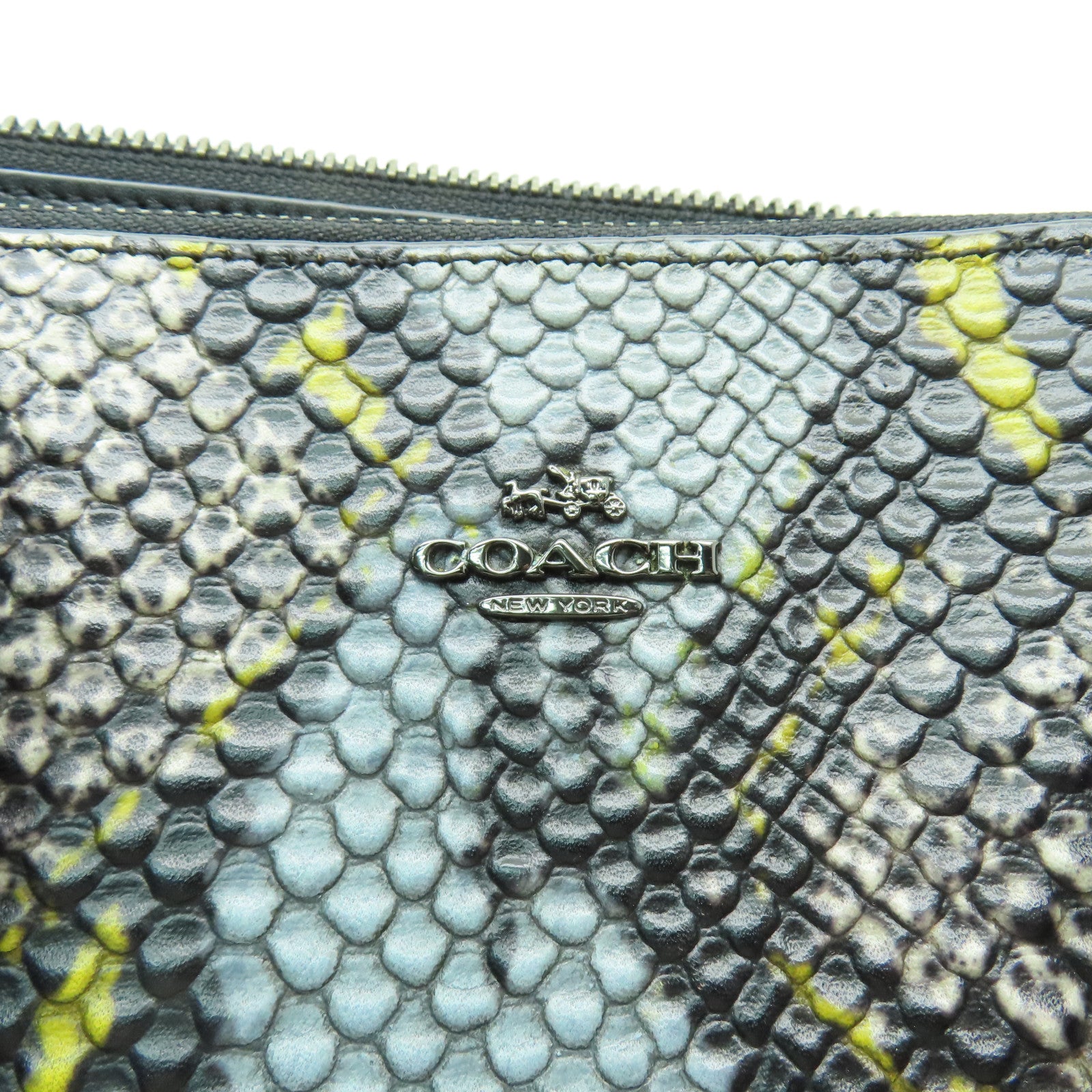 COACH 【激減優惠】皮革2 Way Shoulder銀扣手挽肩背兩用袋彩色