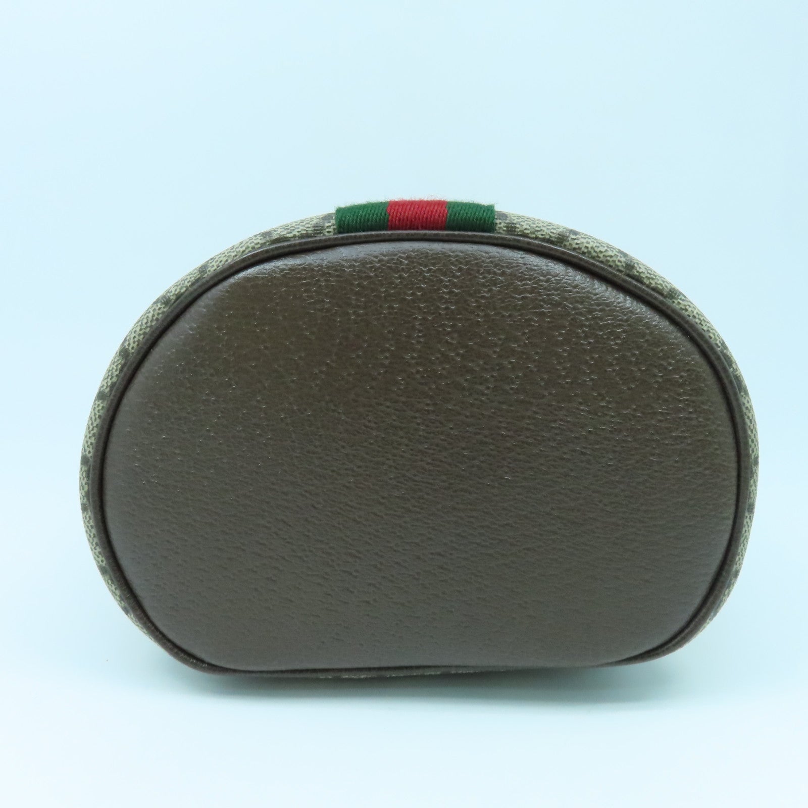 GUCCI 塗層帆布Ophidia GG-Supreme Vanity Case金扣手挽袋啡色