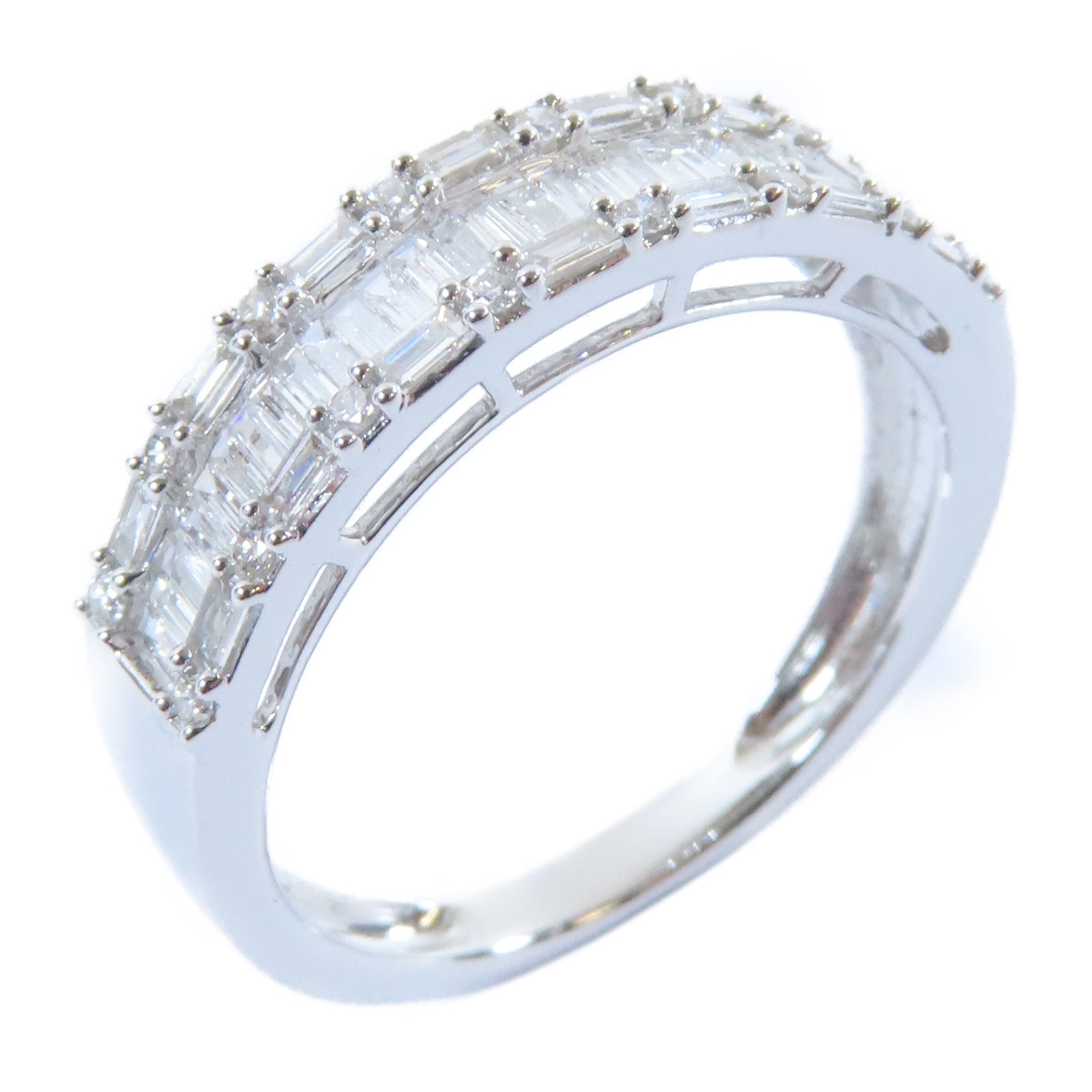 JEWELRY 18K白金Diamond Ring 0.528ct鑽石戒指US#6.25