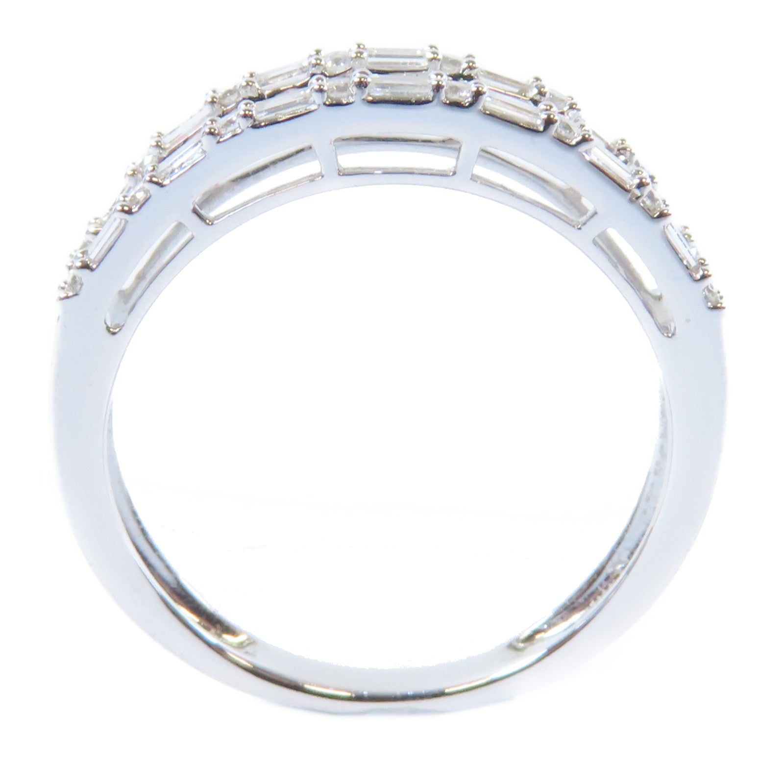 JEWELRY 18K白金Diamond Ring 0.528ct鑽石戒指US#6.25