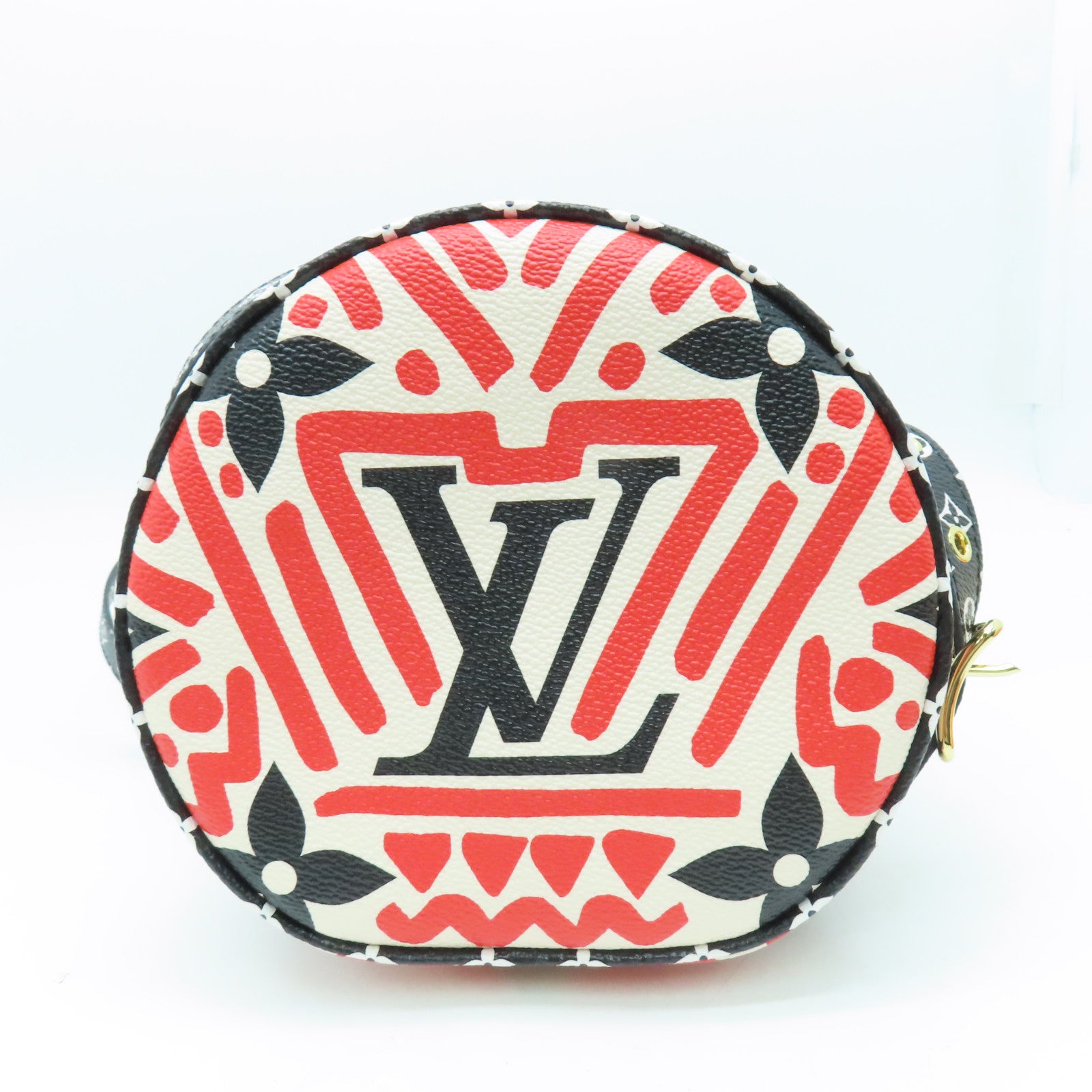 LOUIS VUITTON Clafoutis Giant Boite Chapeau金扣肩背袋红色黑色白色