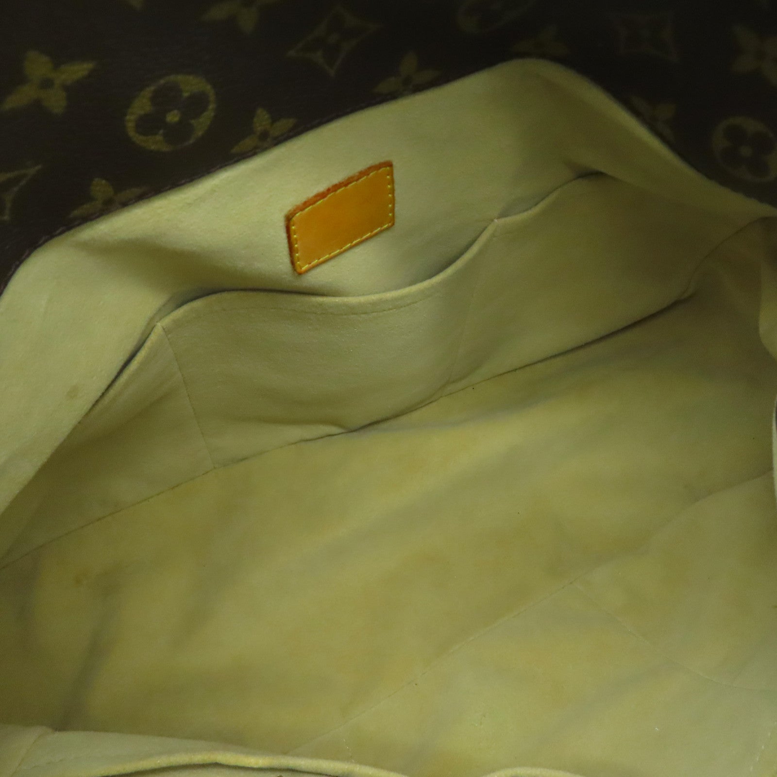LOUIS VUITTON Monogram Artsy MM金扣波士頓包棕色