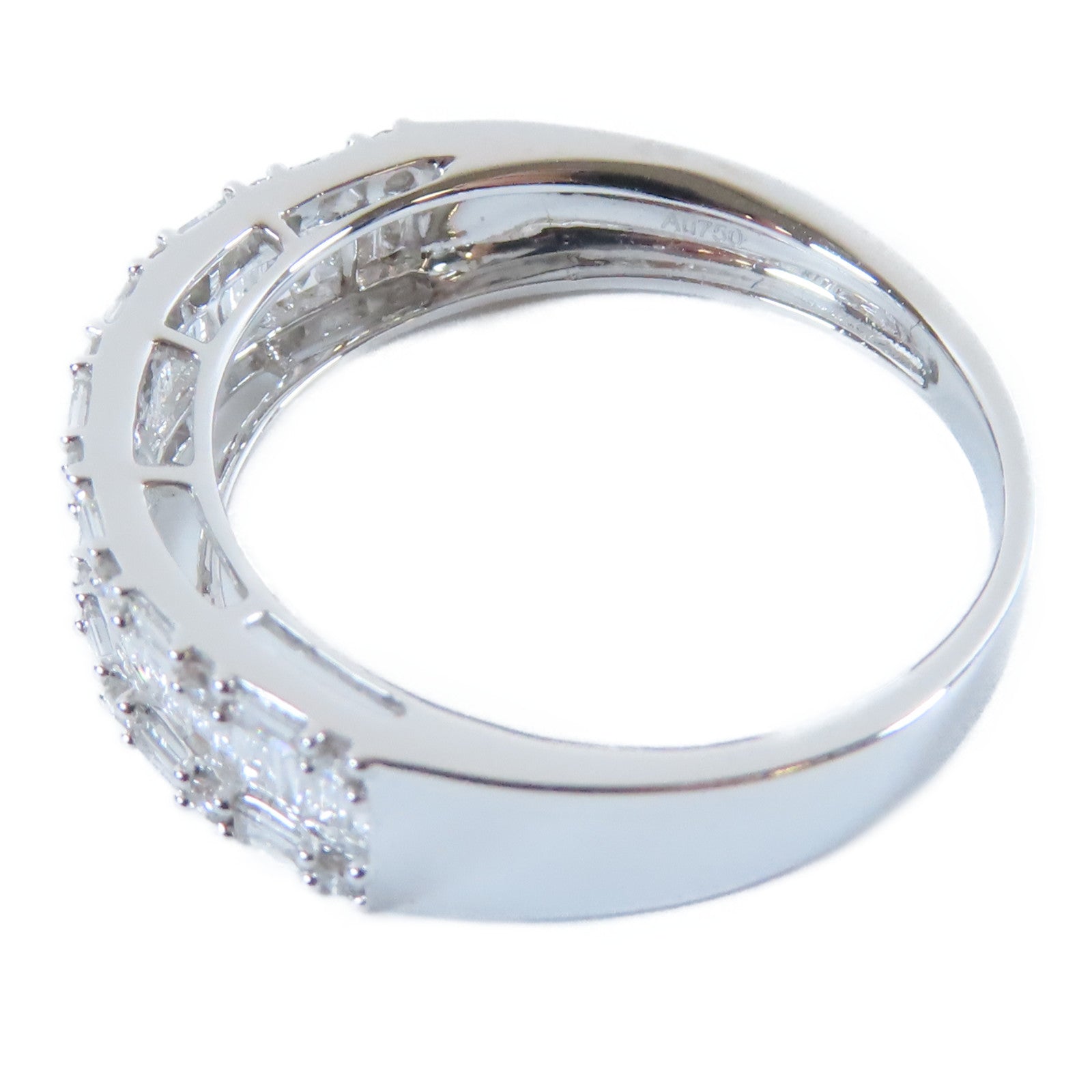 JEWELRY 18K白金Diamond Ring 0.528ct鑽石戒指US#6.25