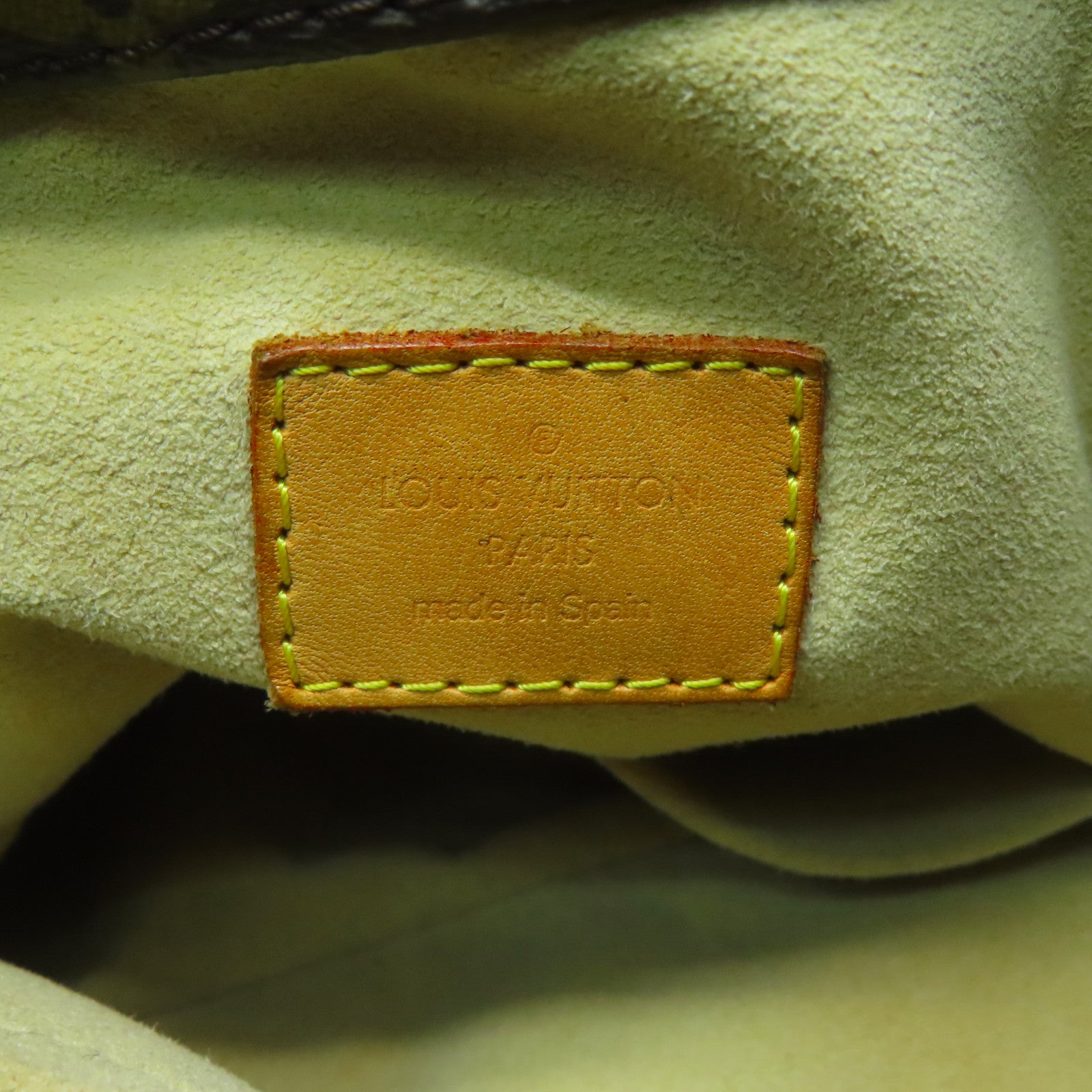LOUIS VUITTON Monogram Artsy MM金扣波士頓包棕色