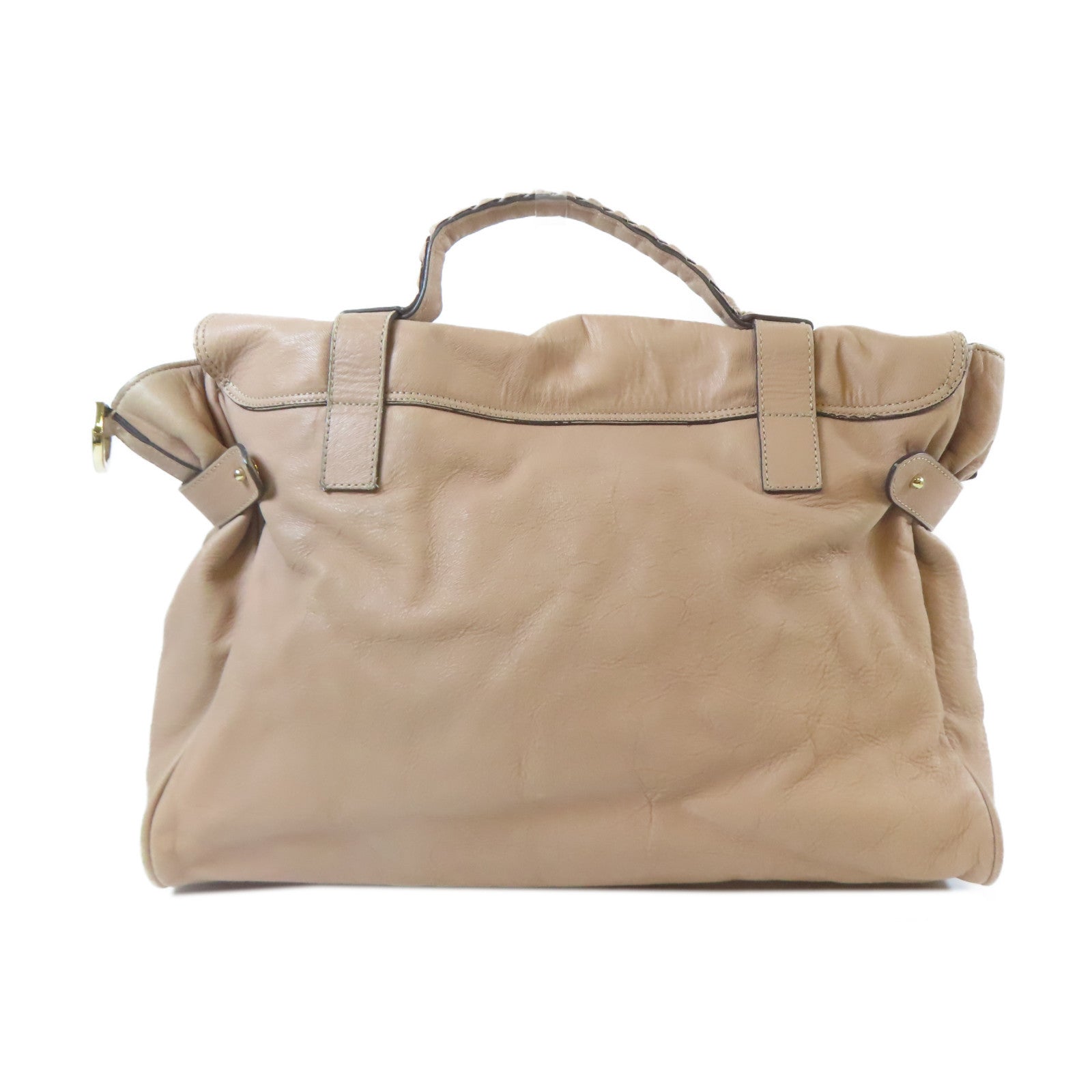 MULBERRY 牛皮皮革2 Way Shoulder Bag金扣手挽肩背兩用袋粉紅色