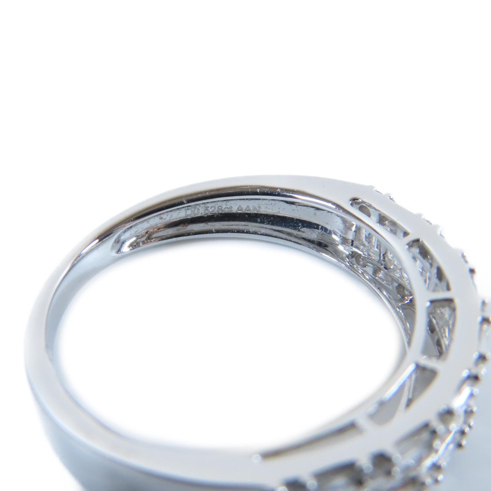JEWELRY 18K白金Diamond Ring 0.528ct鑽石戒指US#6.25