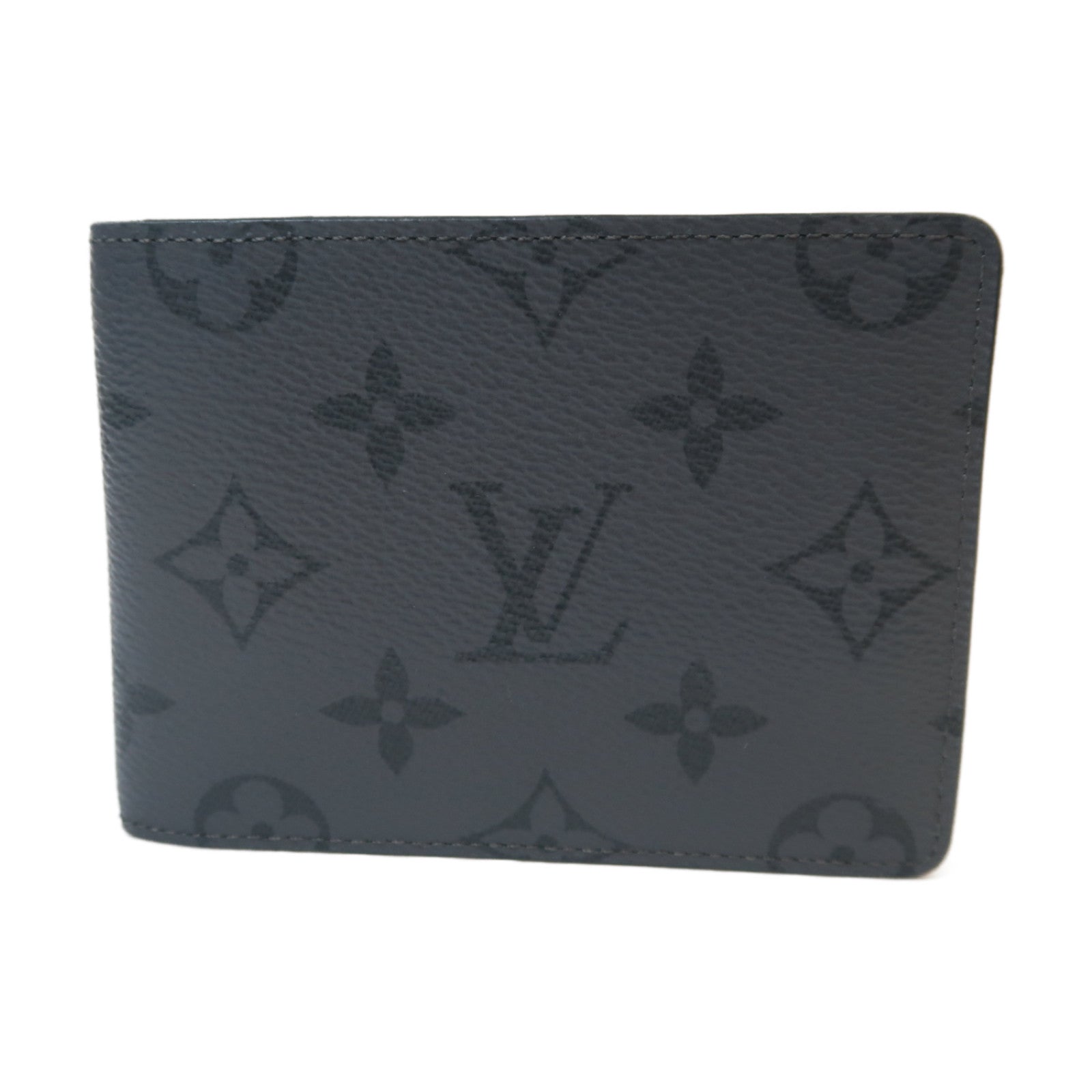 LOUIS VUITTON Monogram Fold Wallet錢包黑色