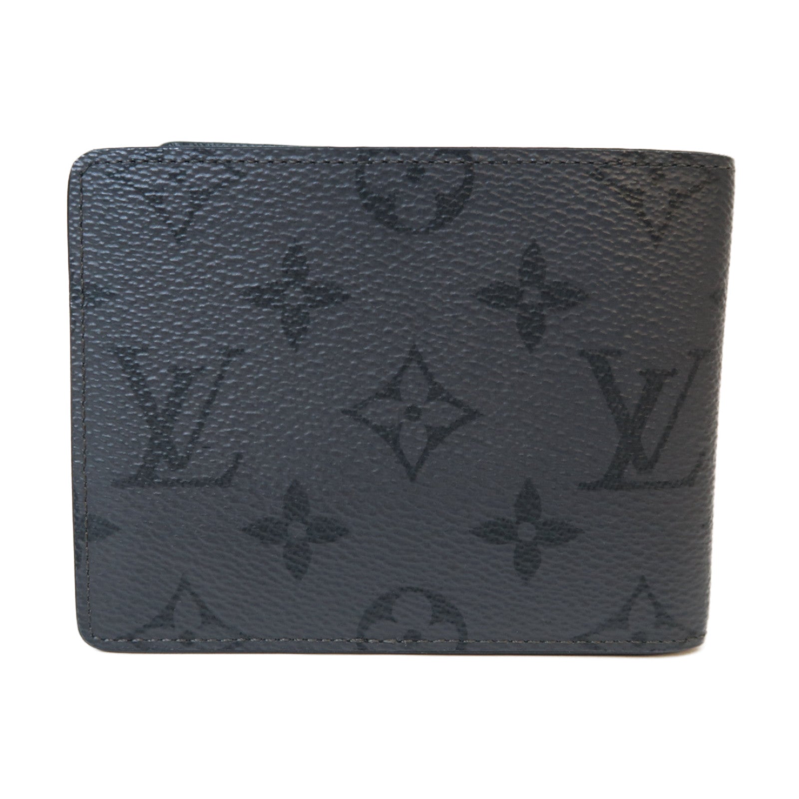 LOUIS VUITTON Monogram Fold Wallet錢包黑色