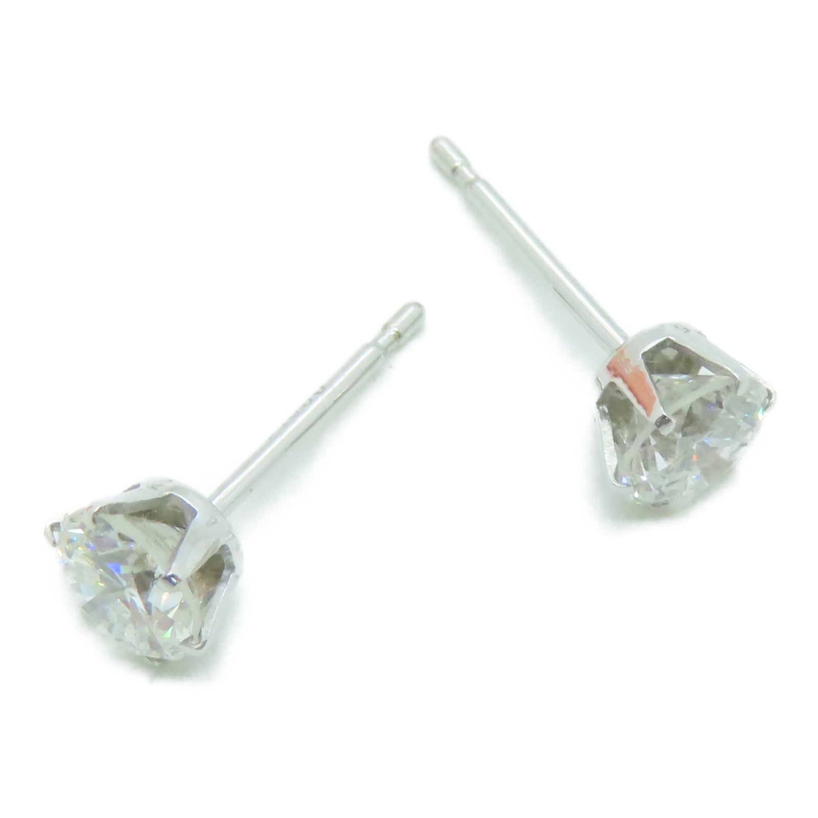 JEWELRY 18K白金Diamond 1.0g 0.511ct/0.547ct钻石耳环