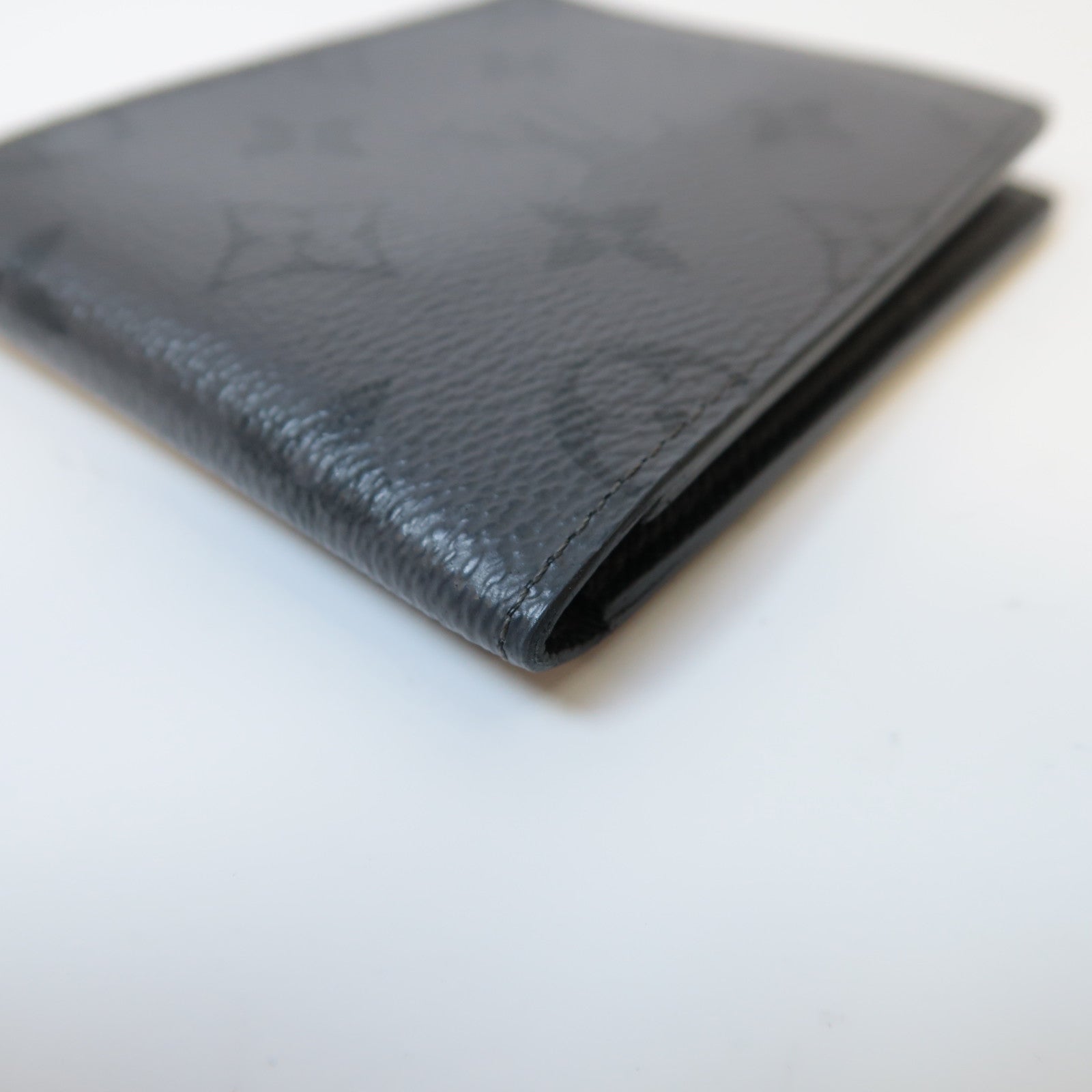 LOUIS VUITTON Monogram Fold Wallet錢包黑色