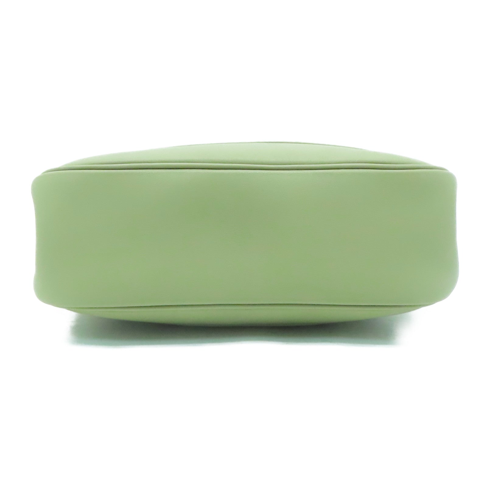 HERMES Evercolor皮革Berline 28銀扣肩背袋卡其色