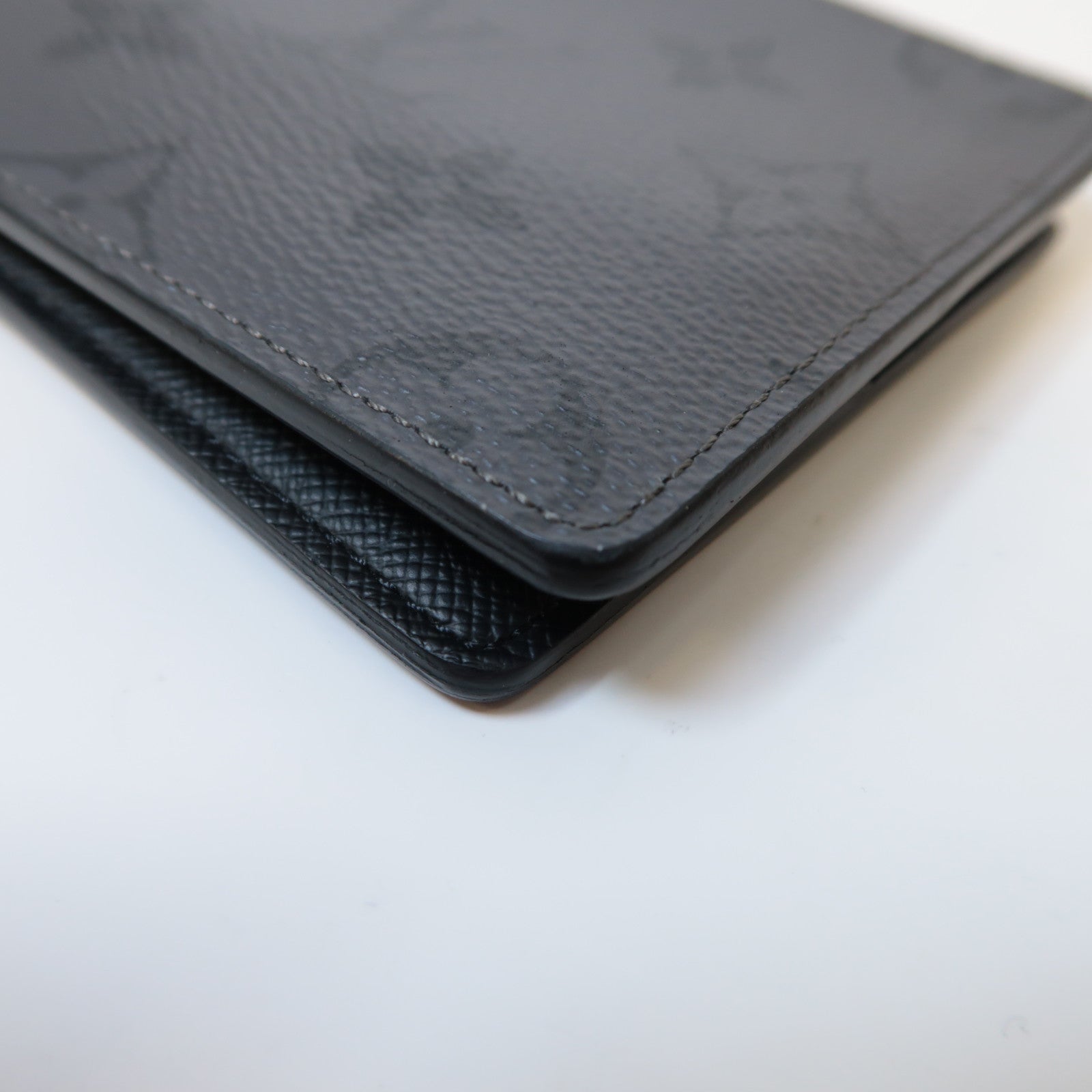 LOUIS VUITTON Monogram Fold Wallet錢包黑色