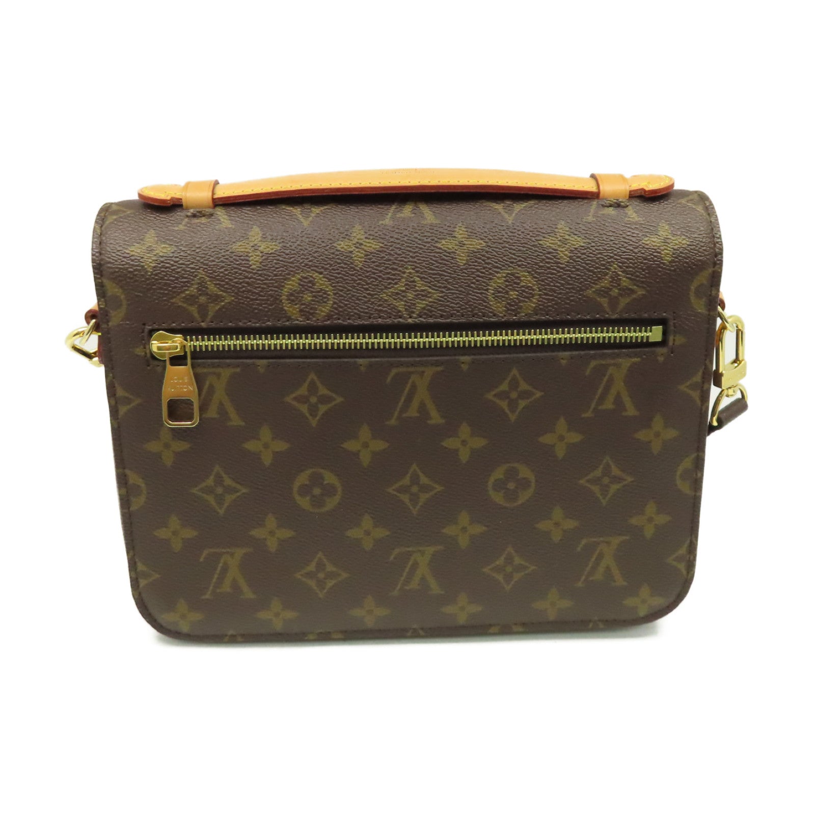 LOUIS VUITTON Monogram Pochette Metis 2Way Shoulder Bag金扣手挽肩背兩用袋啡色