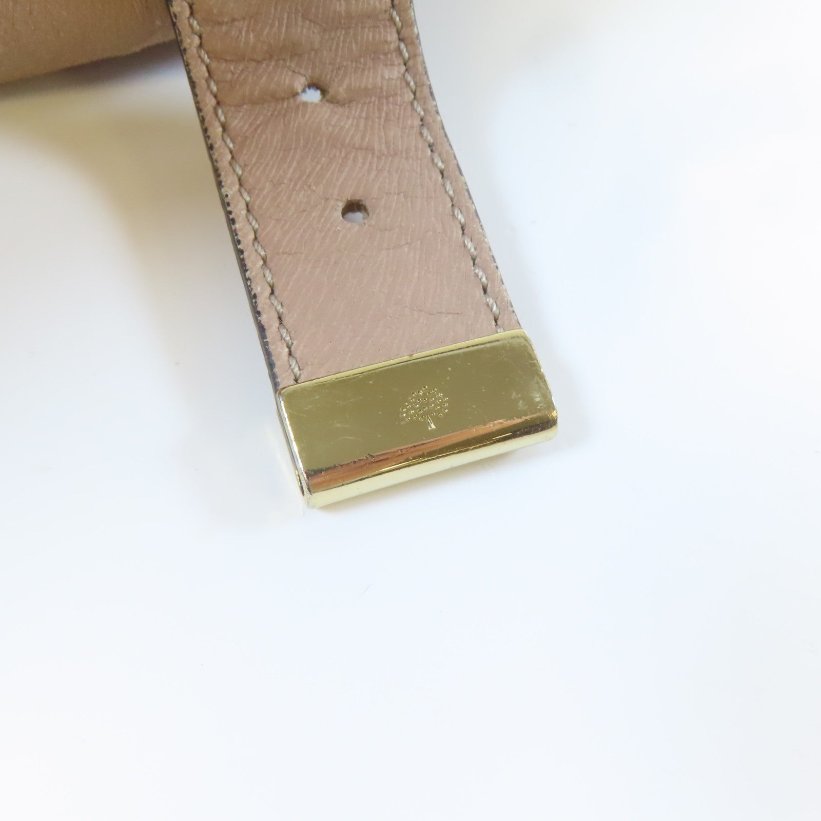MULBERRY 牛皮皮革2 Way Shoulder Bag金扣手挽肩背兩用袋粉紅色