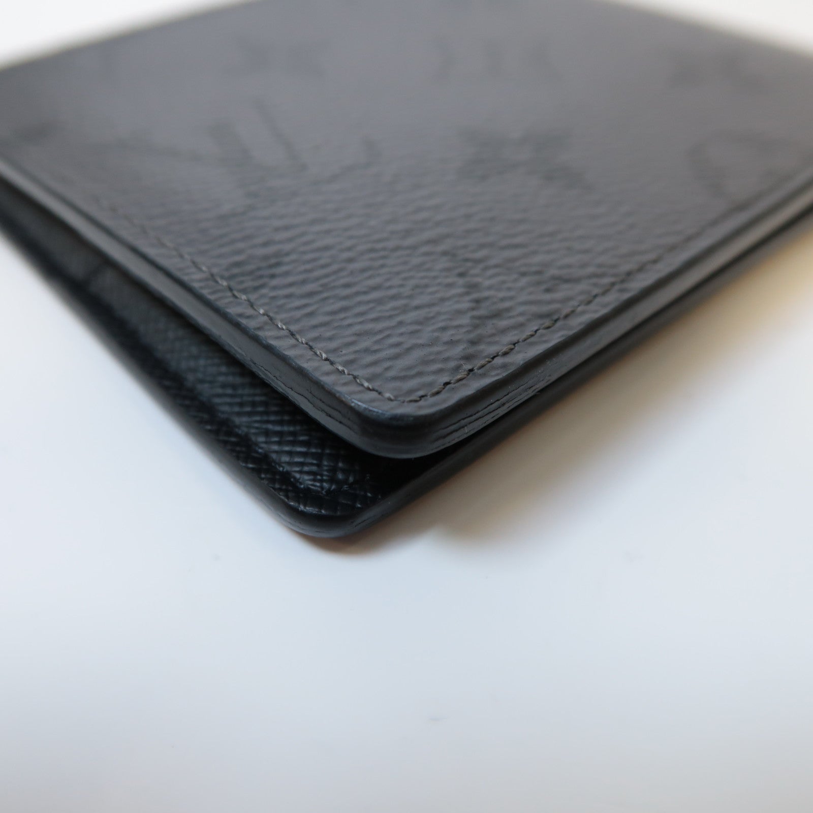 LOUIS VUITTON Monogram Fold Wallet錢包黑色